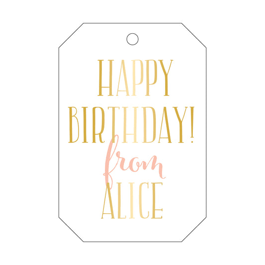 Personalized Gift Tag - T16