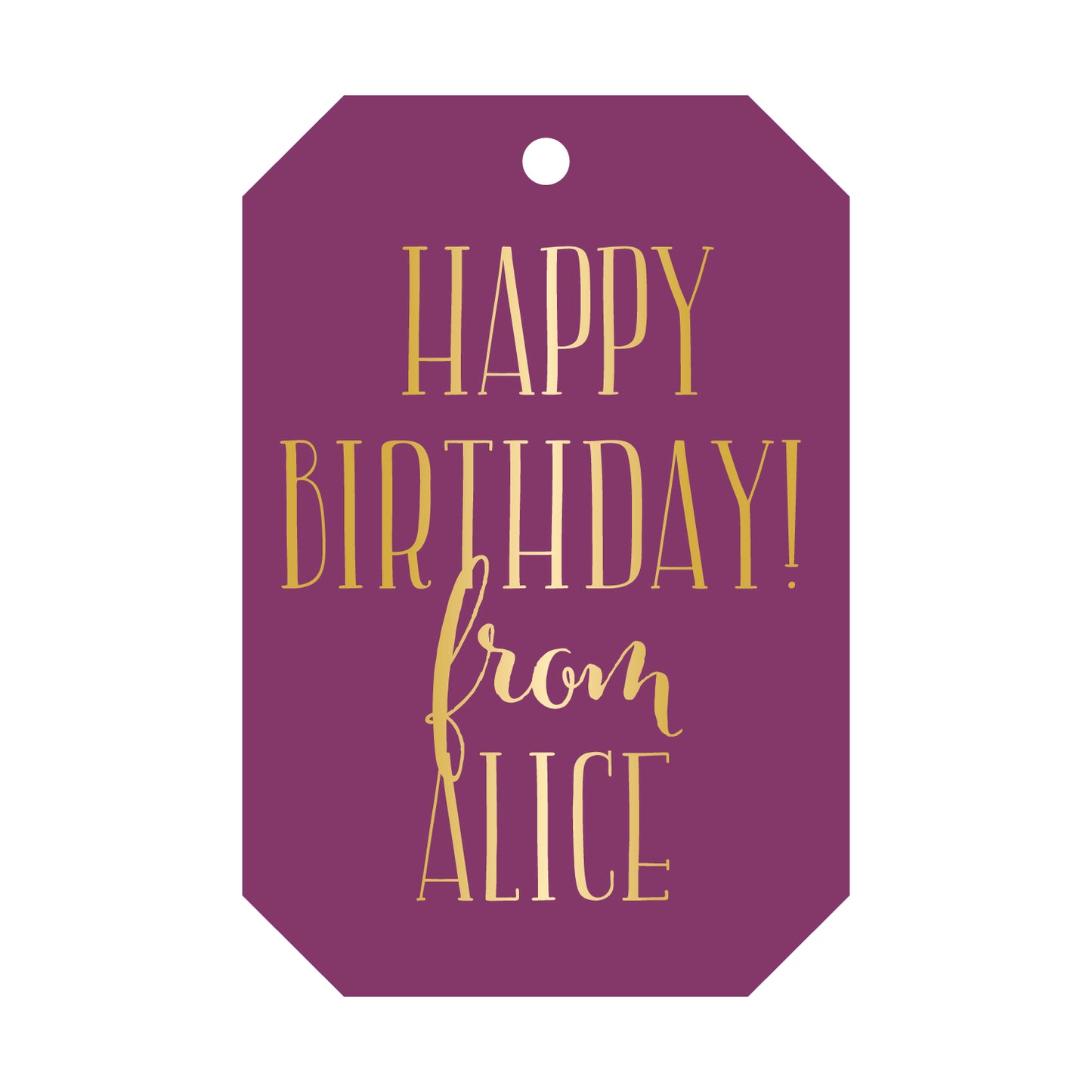 Personalized Gift Tag - T16
