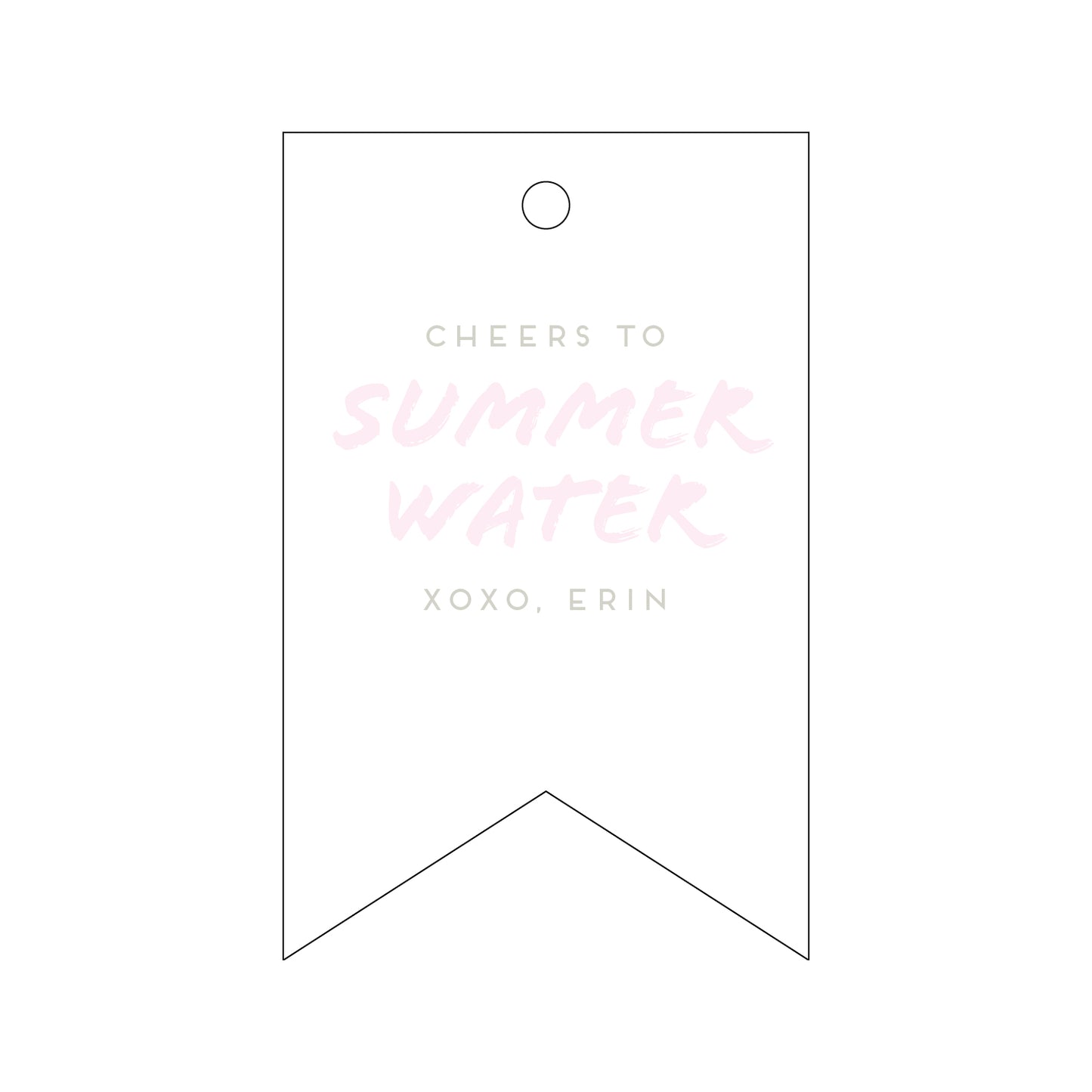 Personalized Gift Tag - T171