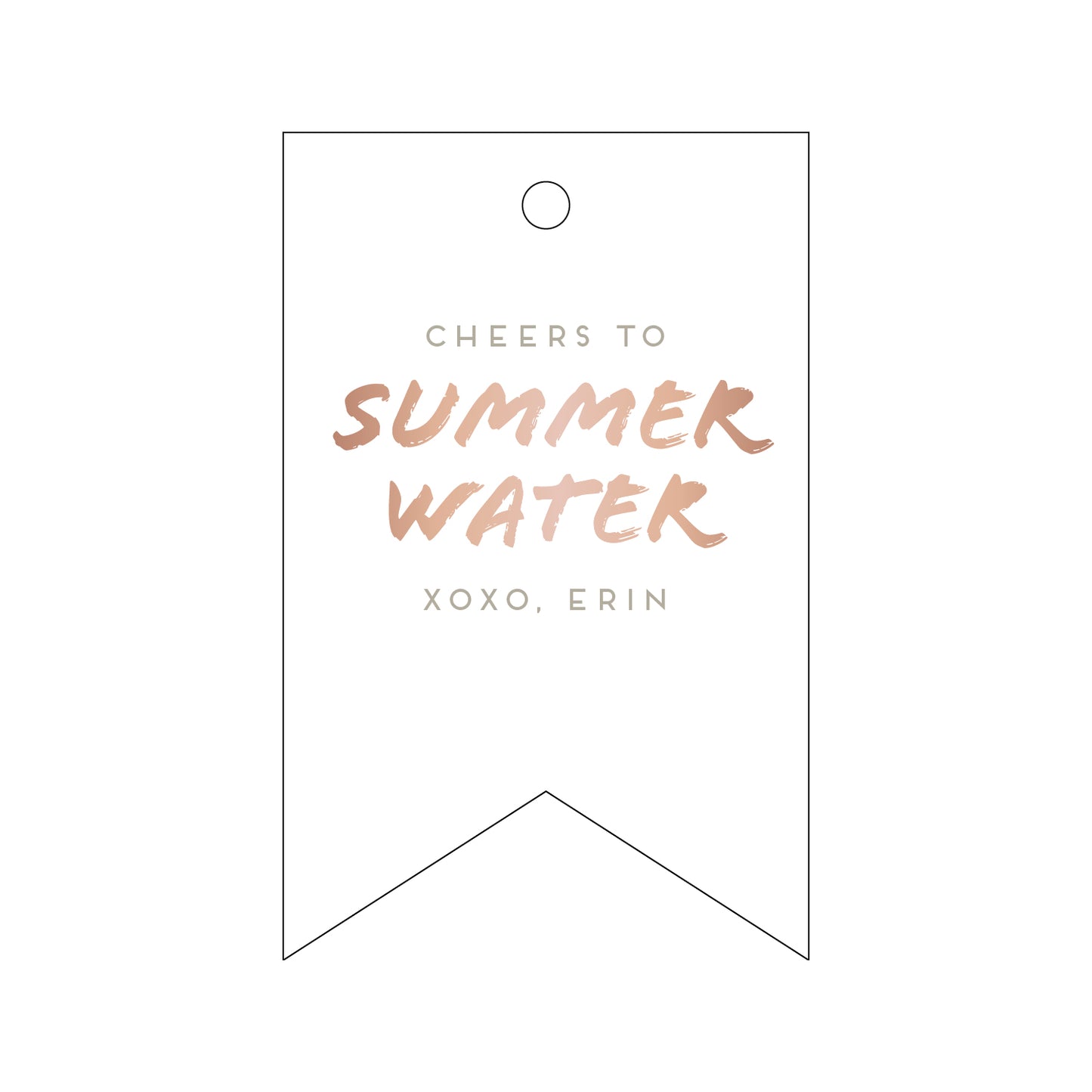 Personalized Gift Tag - T171