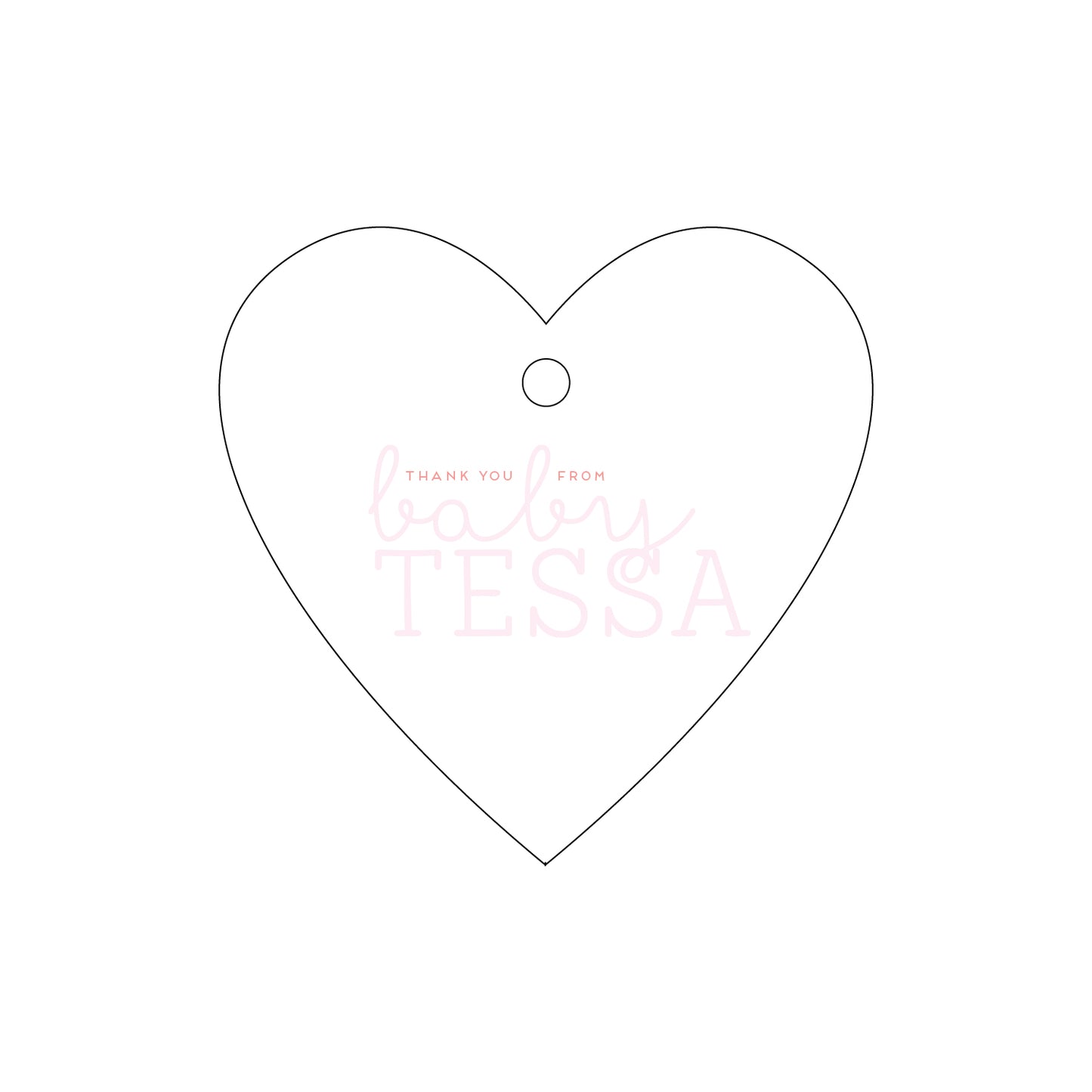 Personalized Gift Tag - T172