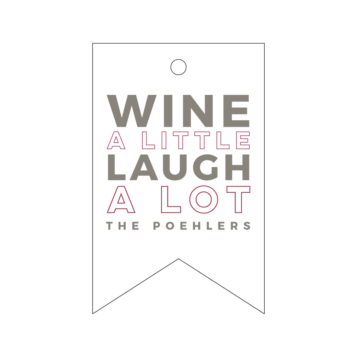 Personalized Gift Tag - T175