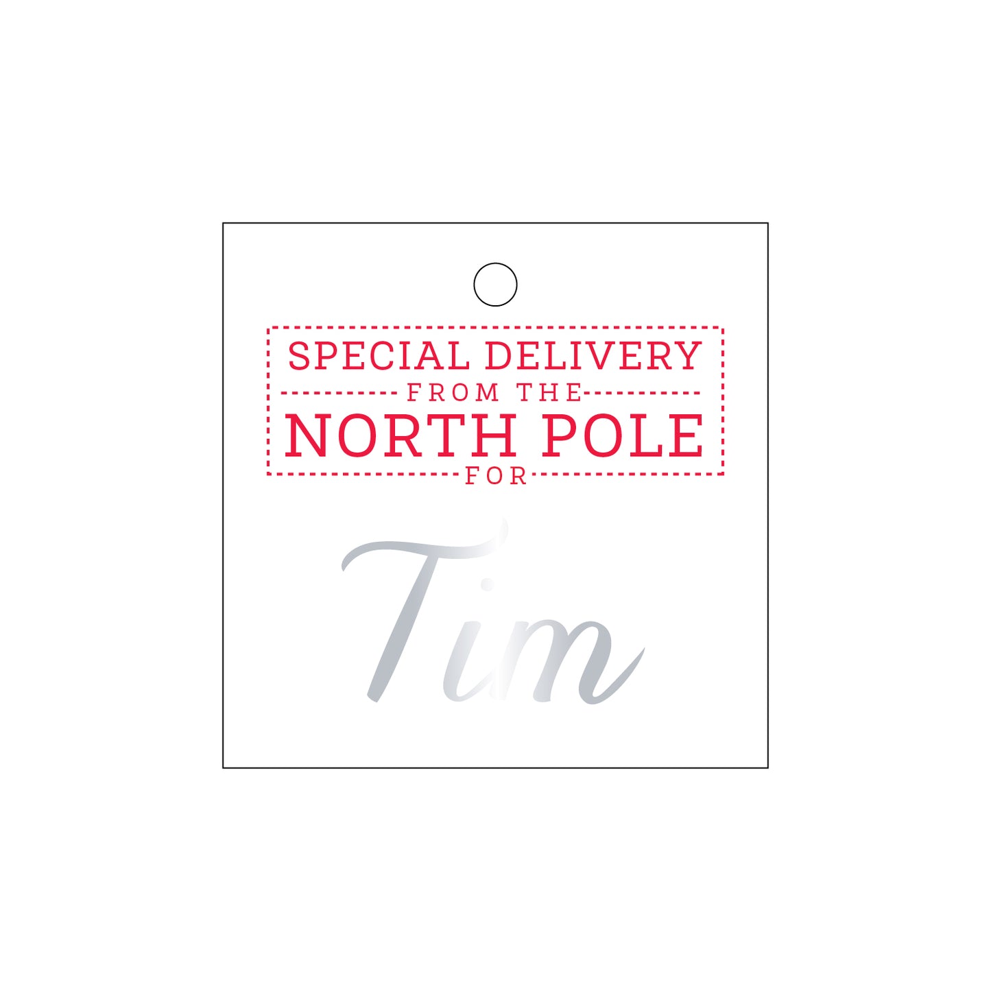 Personalized Gift Tag - T177