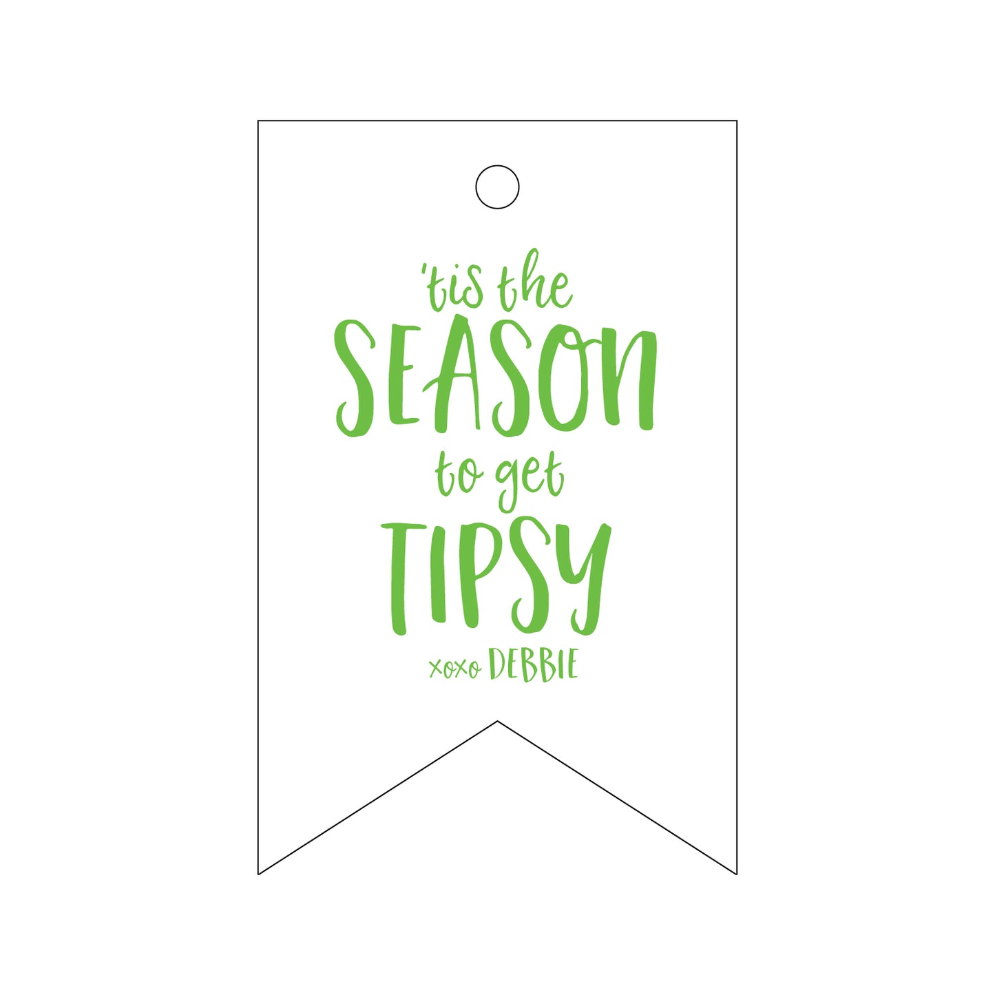 Personalized Gift Tag - T179