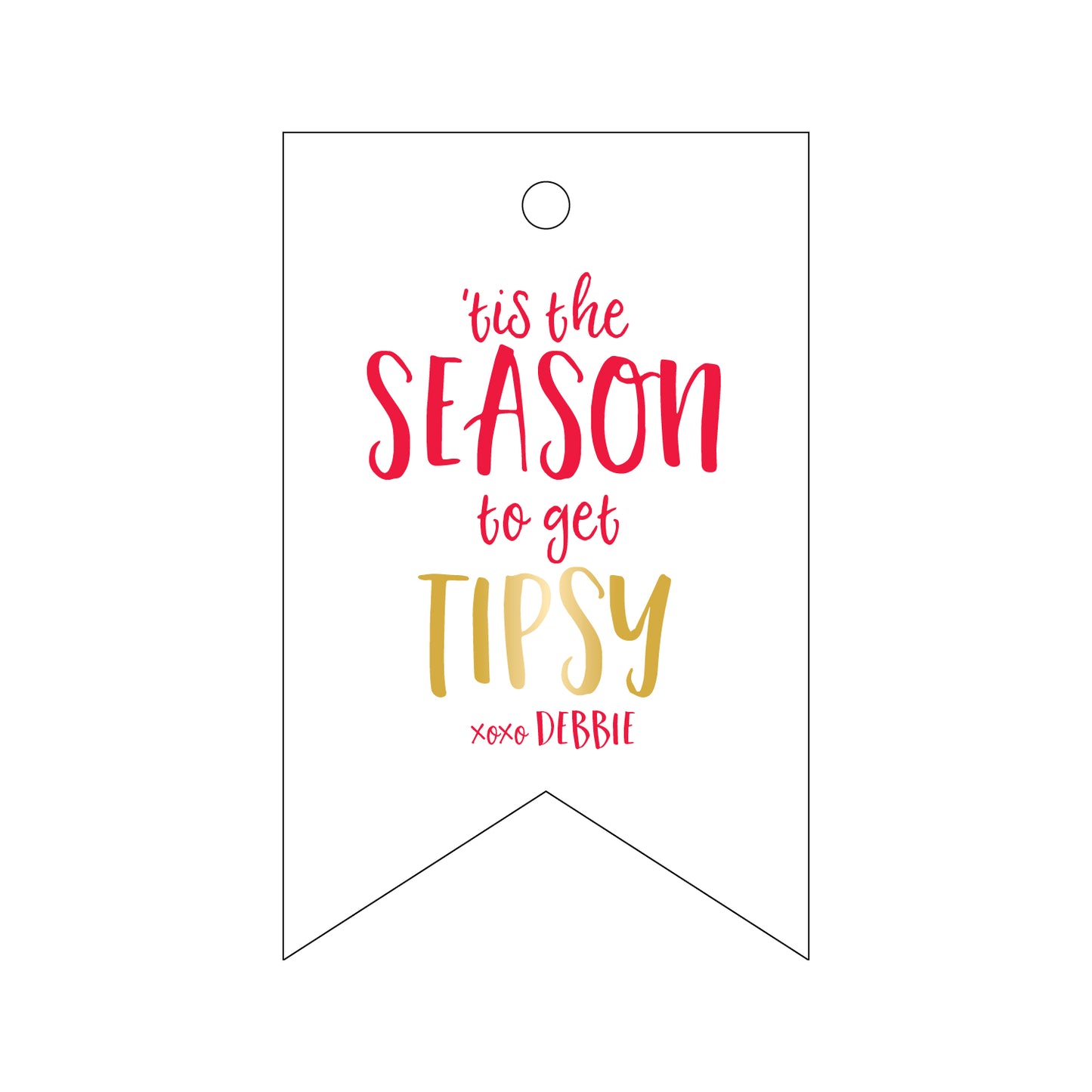 Personalized Gift Tag - T179