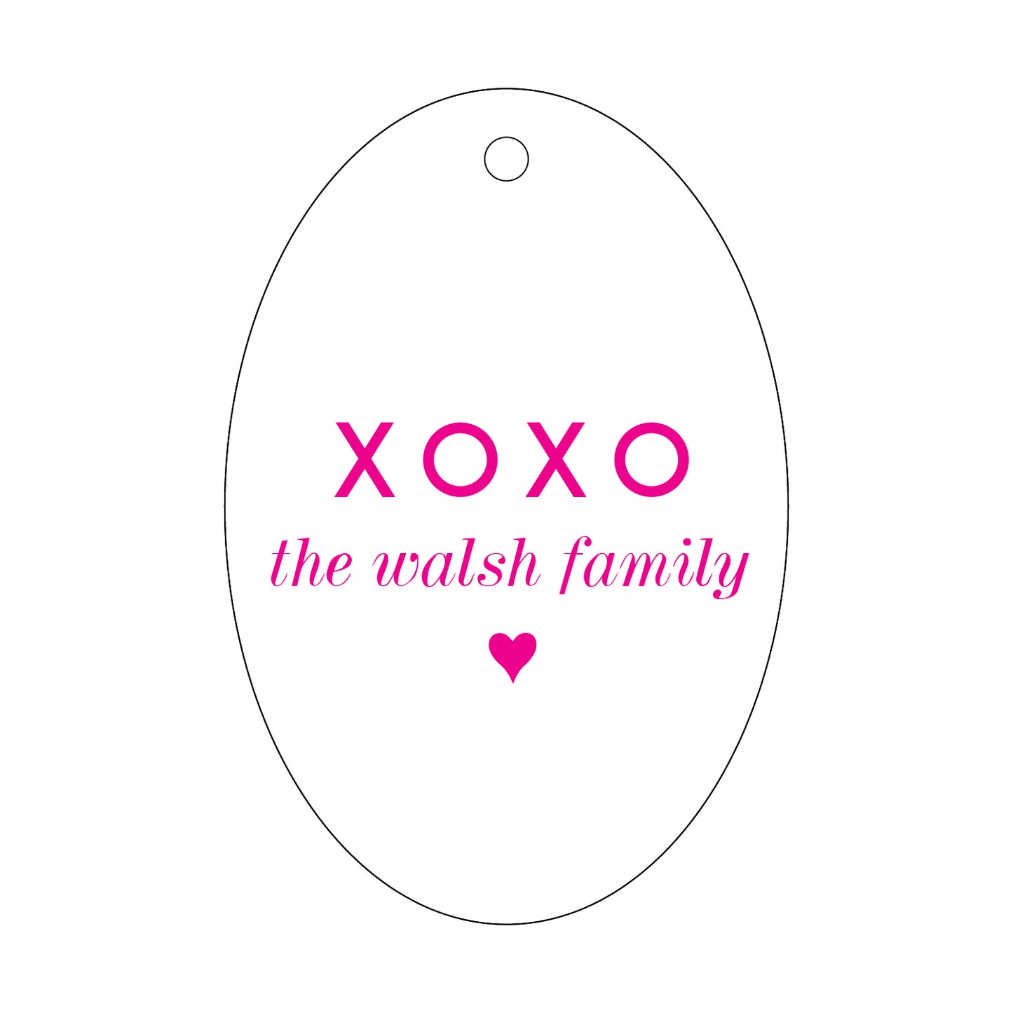 Personalized Gift Tag - T17