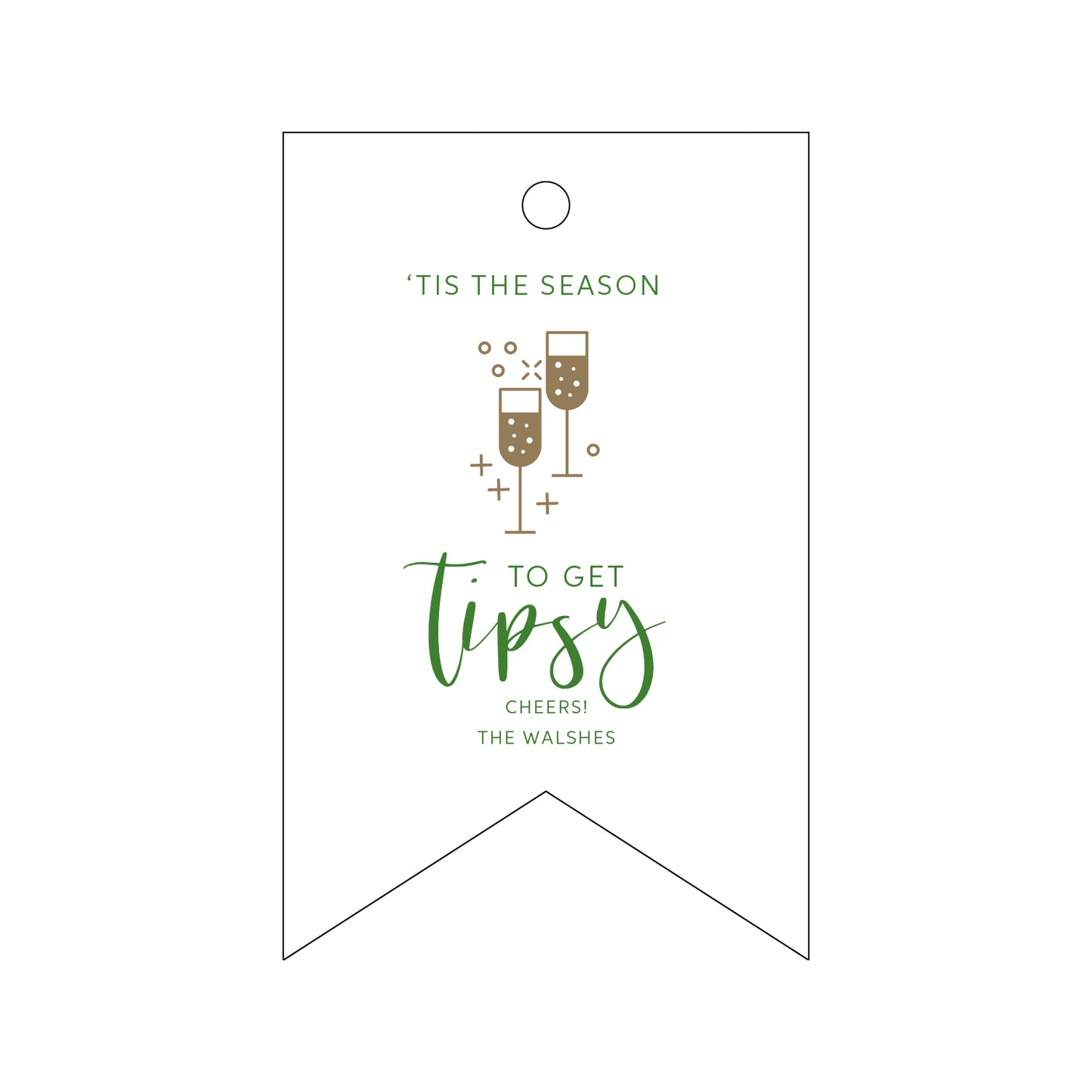 Personalized Gift Tag - T180