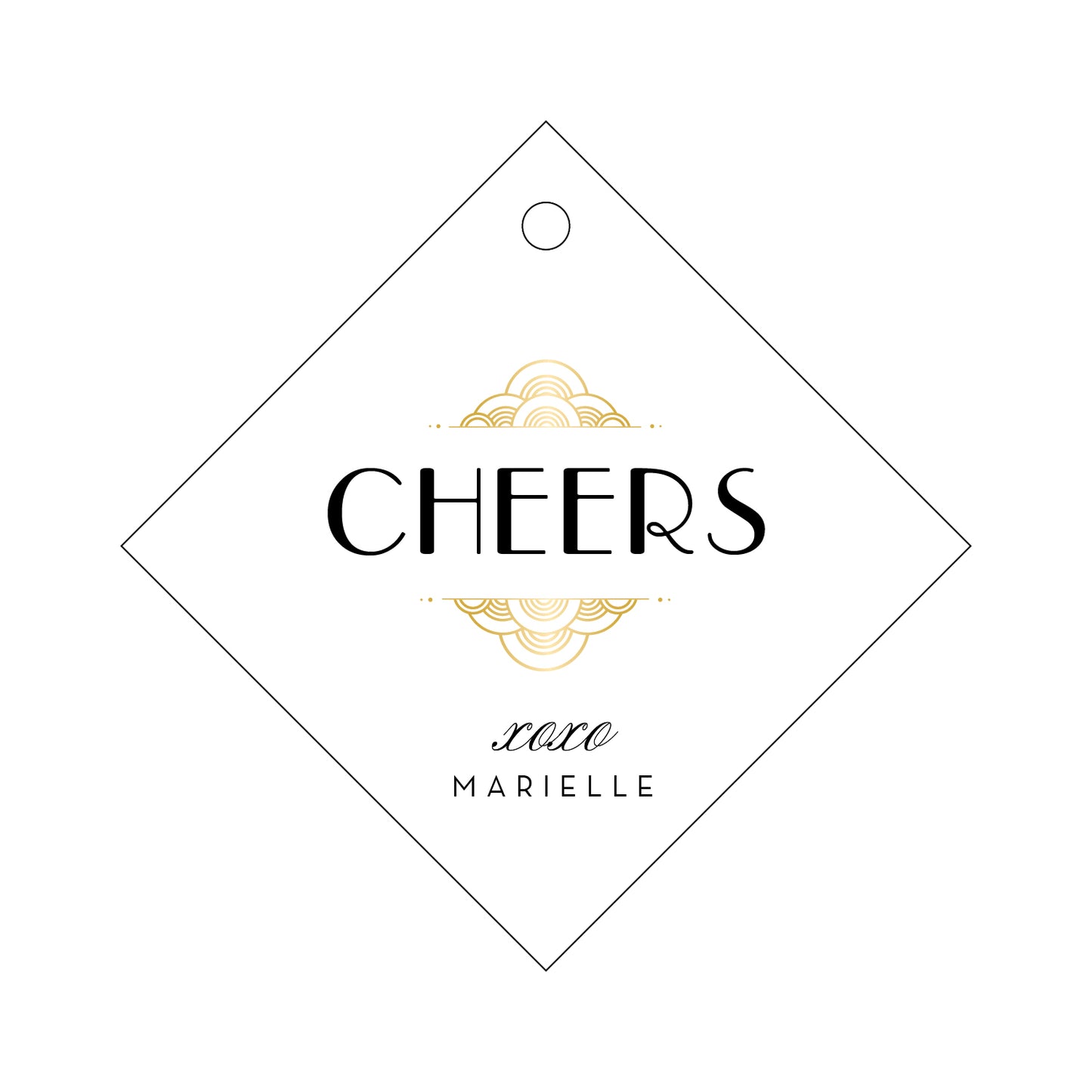 Personalized Gift Tag - T181