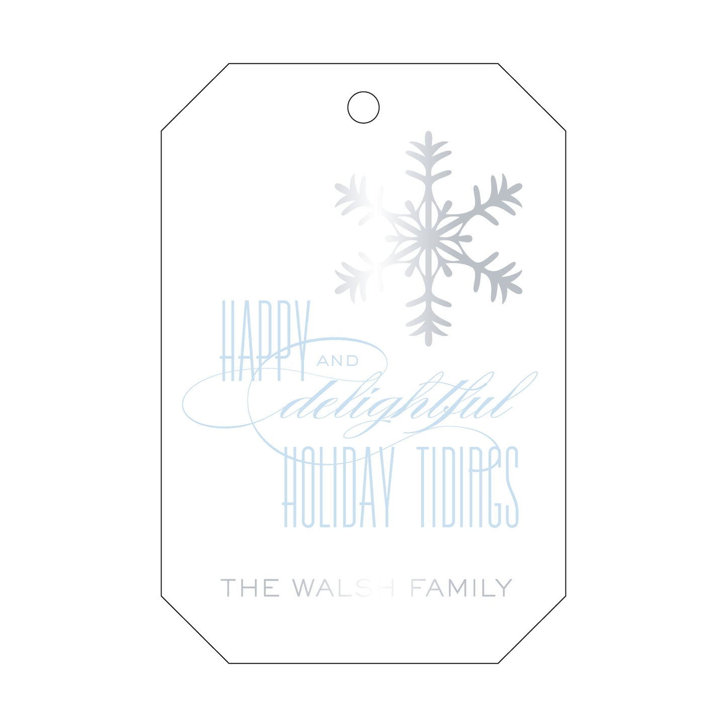 Personalized Gift Tag - T182