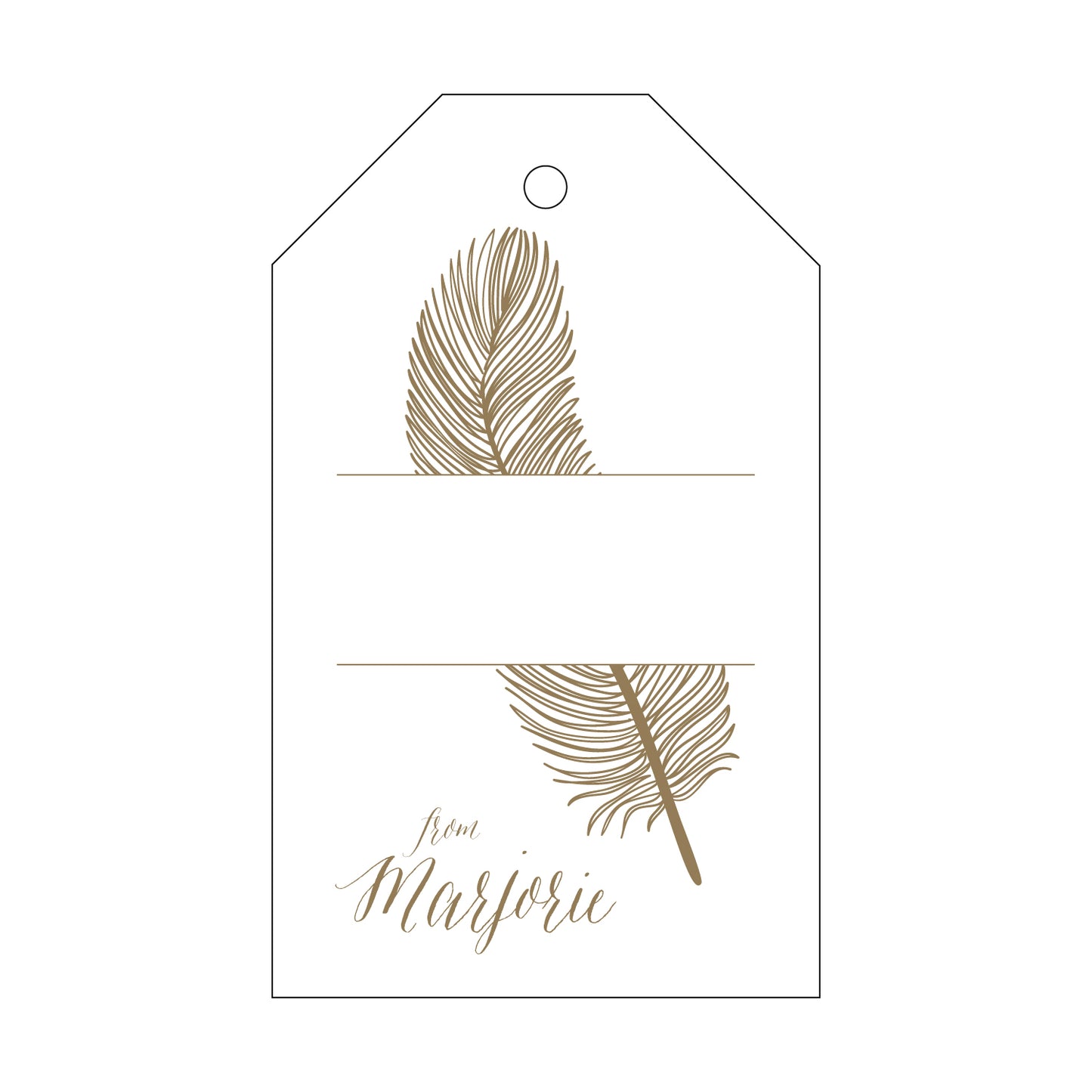 Personalized Gift Tag - T183