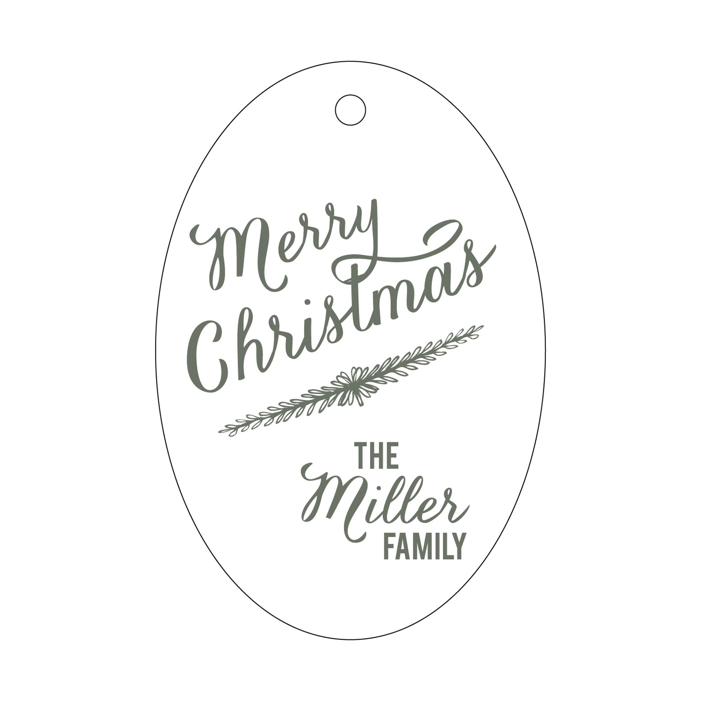 Personalized Gift Tag - T184