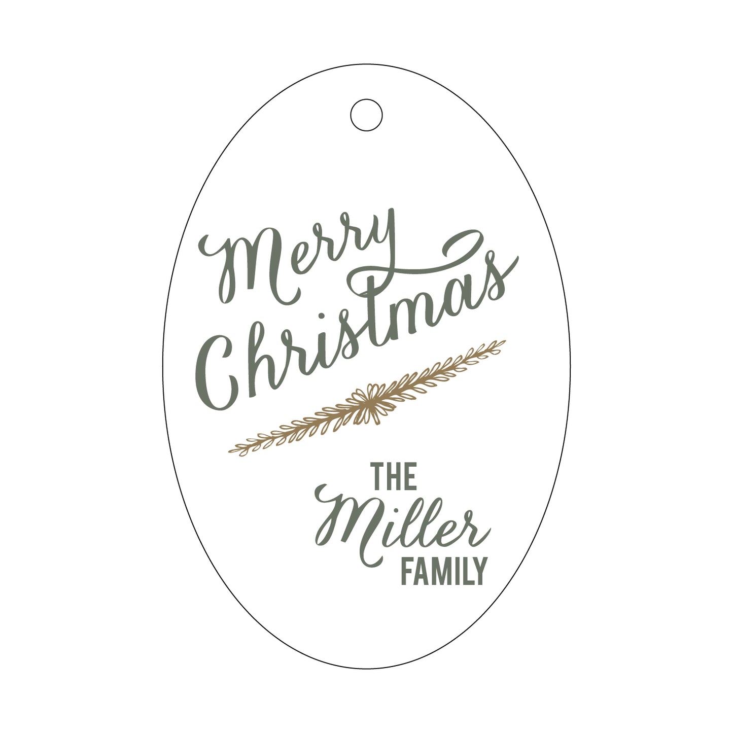 Personalized Gift Tag - T184