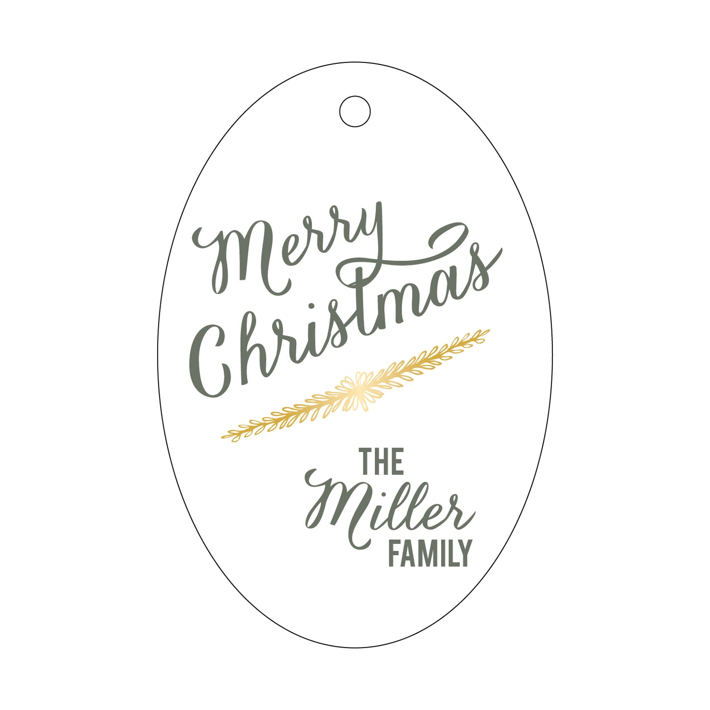 Personalized Gift Tag - T184