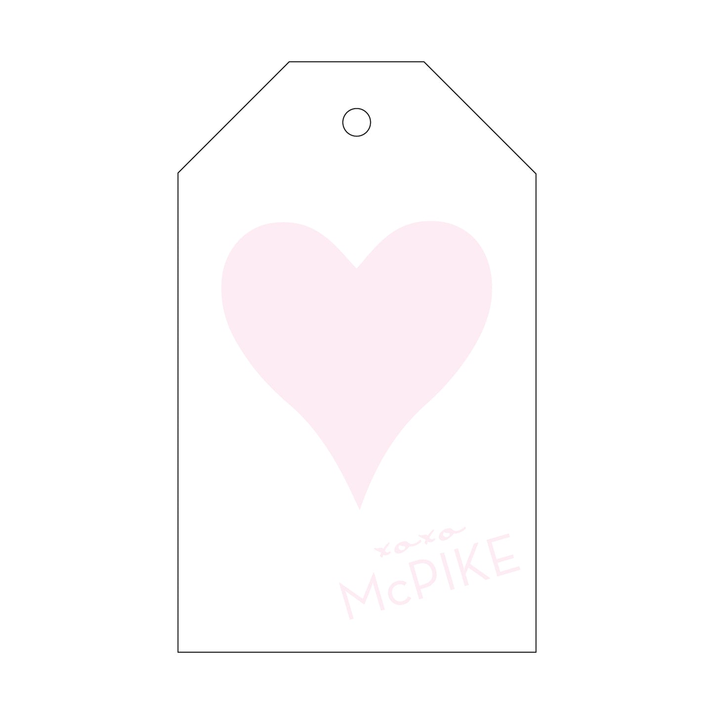 Personalized Gift Tag - T185