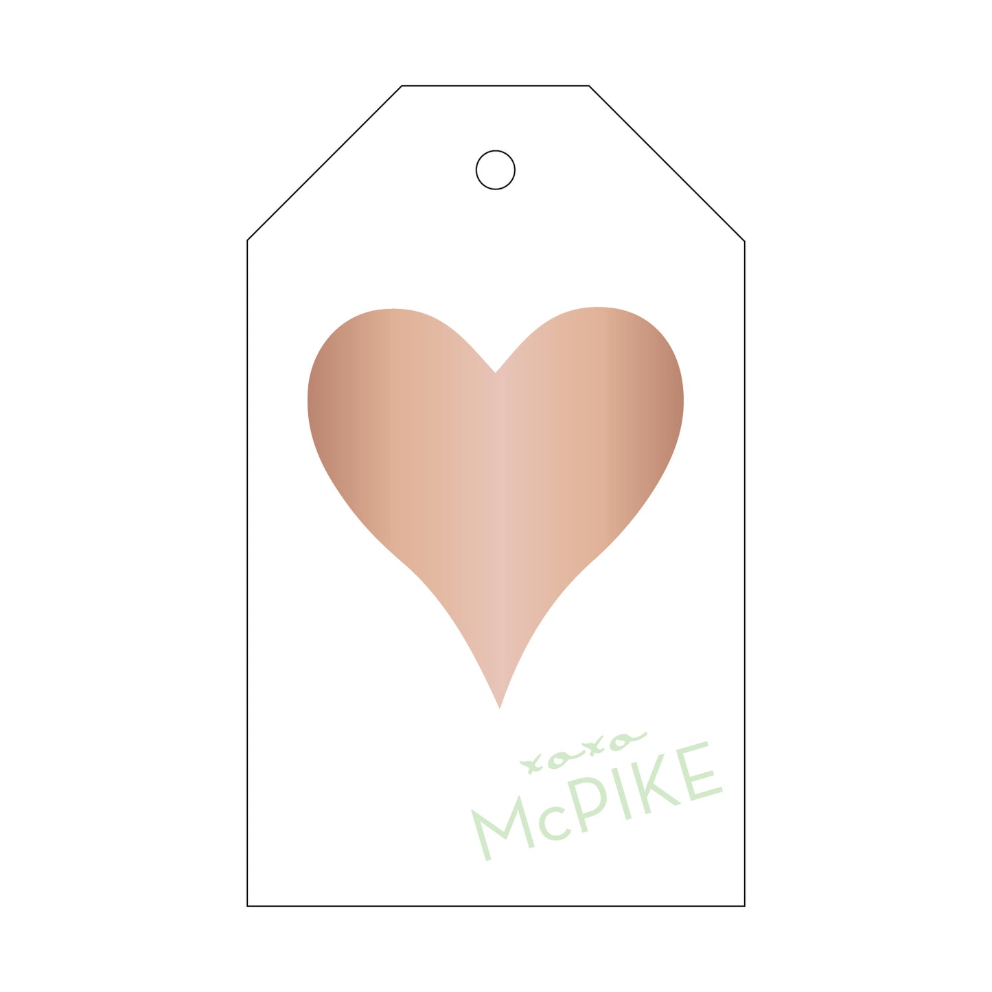 Personalized Gift Tag - T185