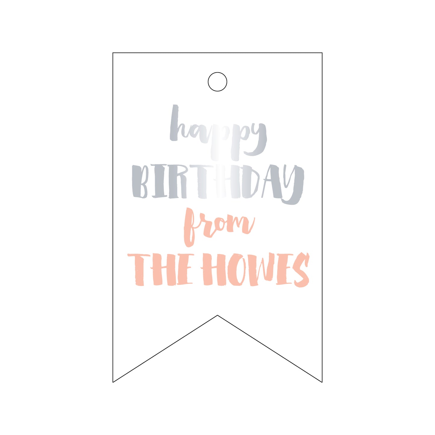 Personalized Gift Tag - T186