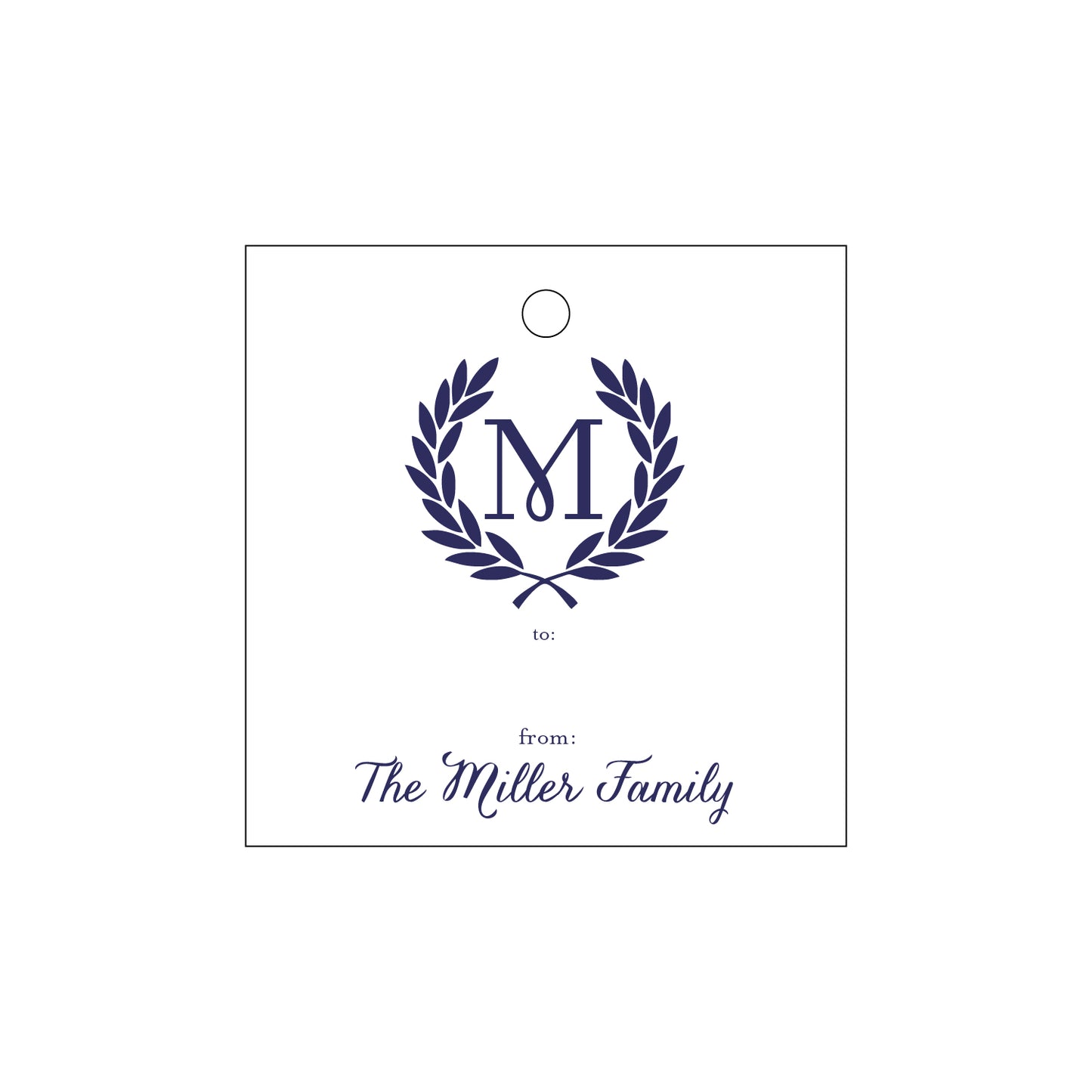 Personalized Gift Tag - T188