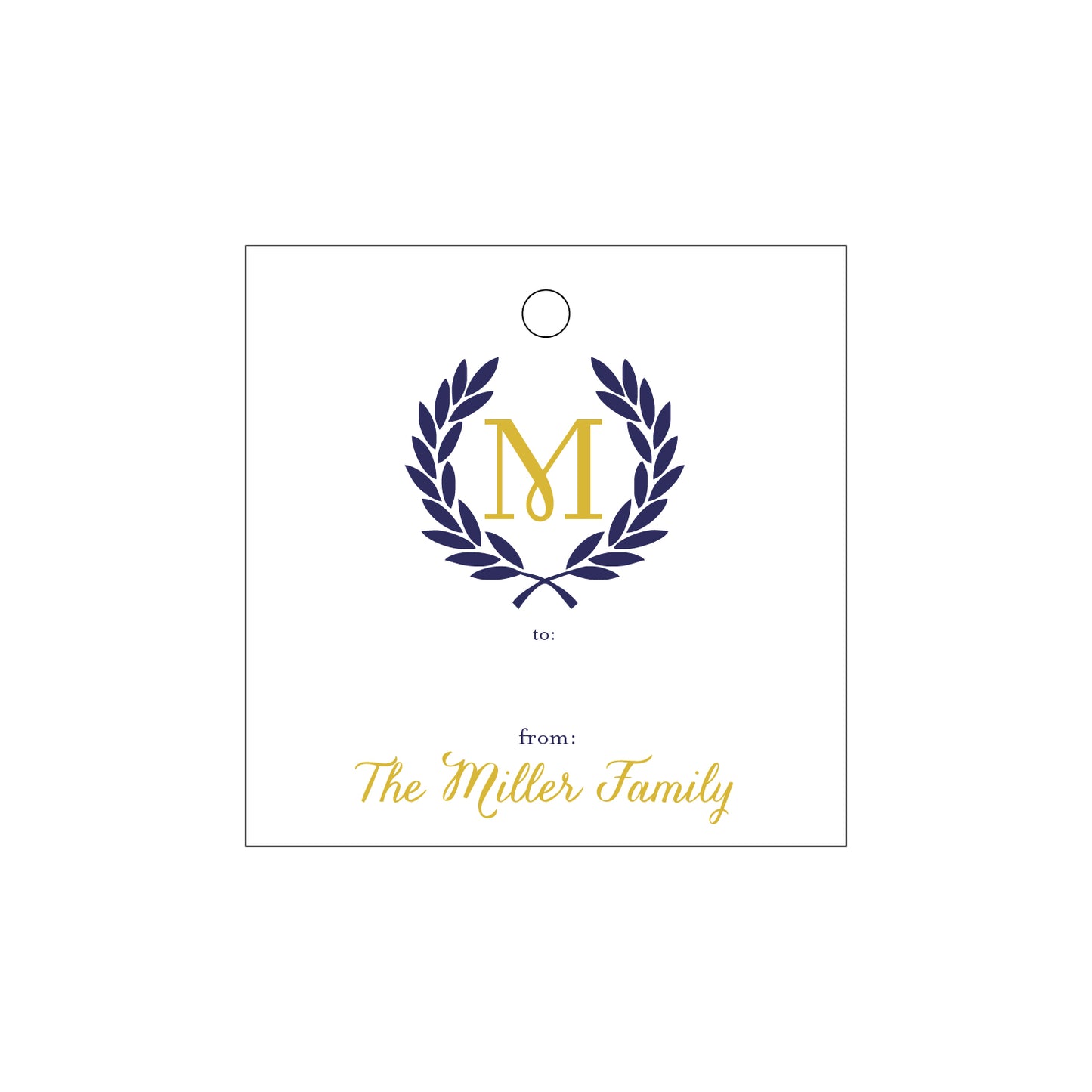 Personalized Gift Tag - T188