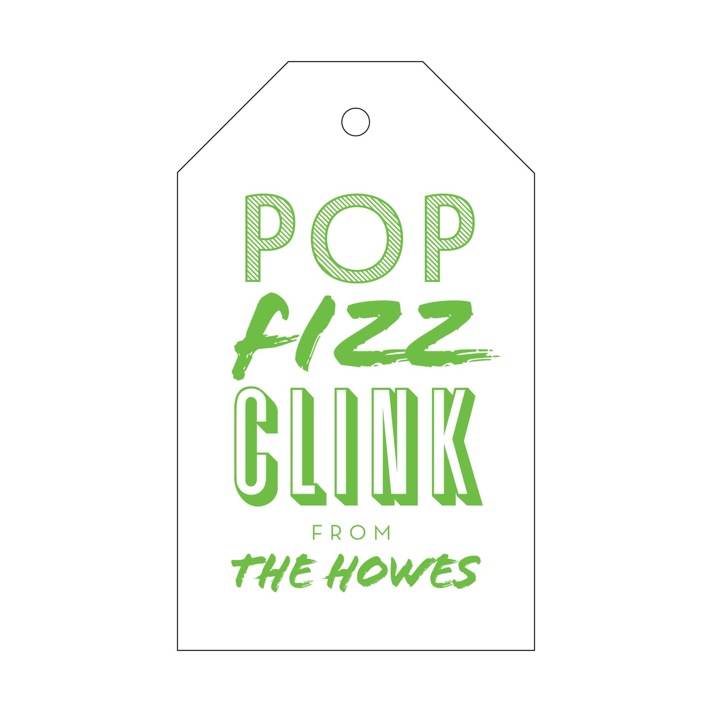 Personalized Gift Tag - T189