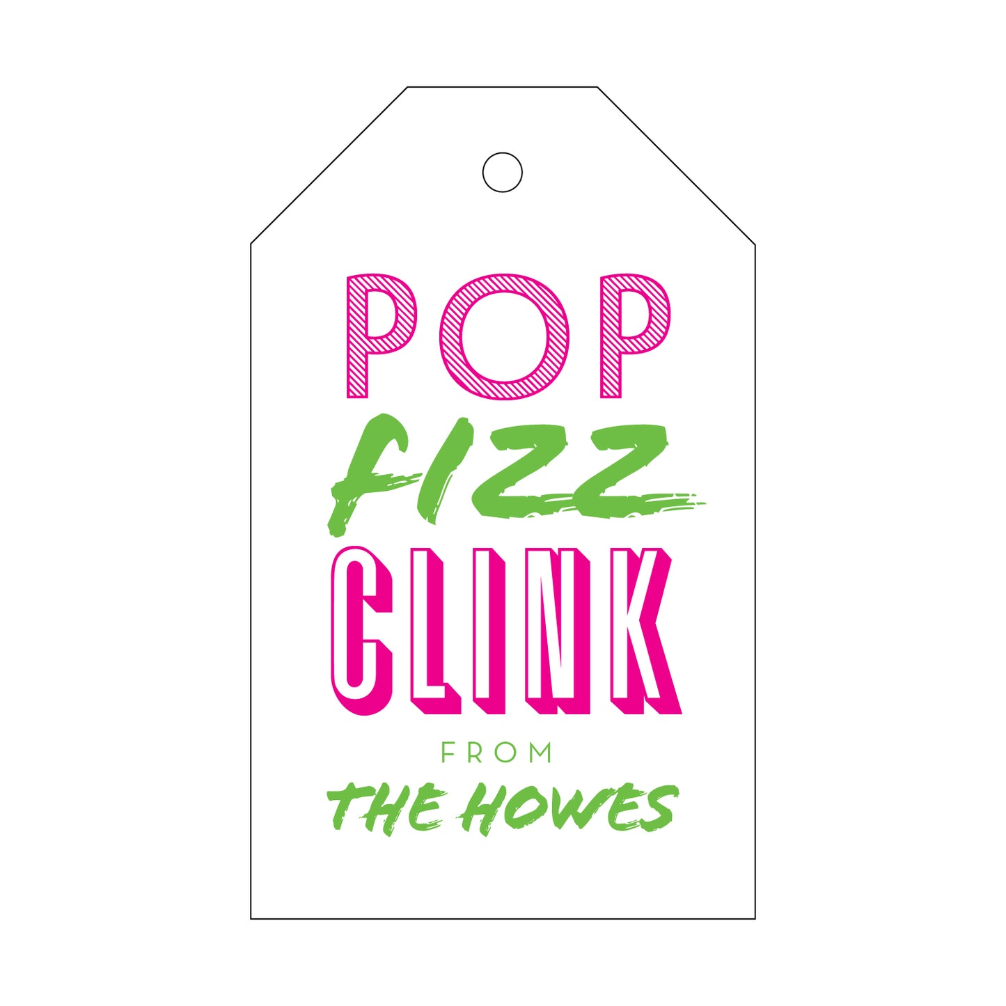 Personalized Gift Tag - T189