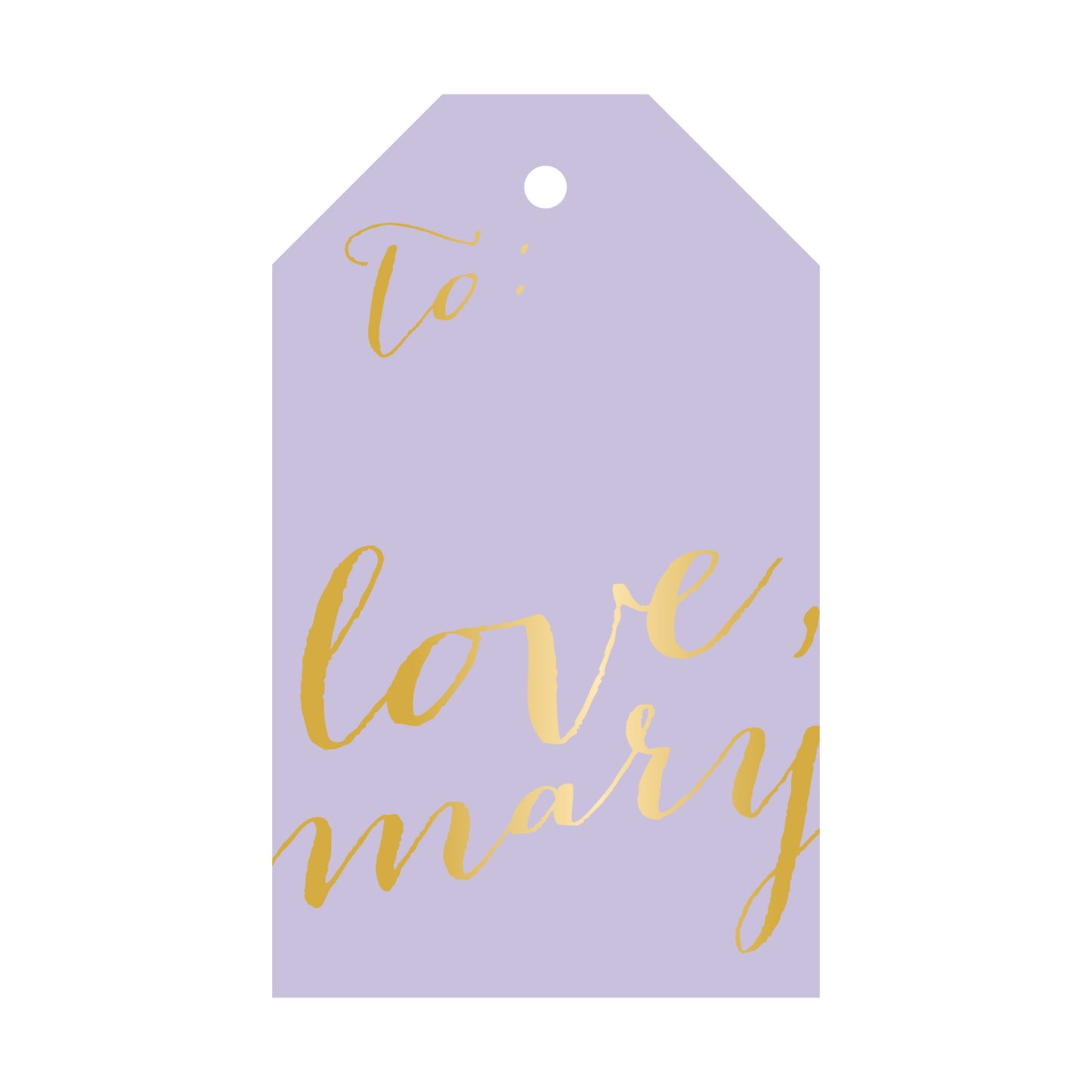 Personalized Gift Tag - T18