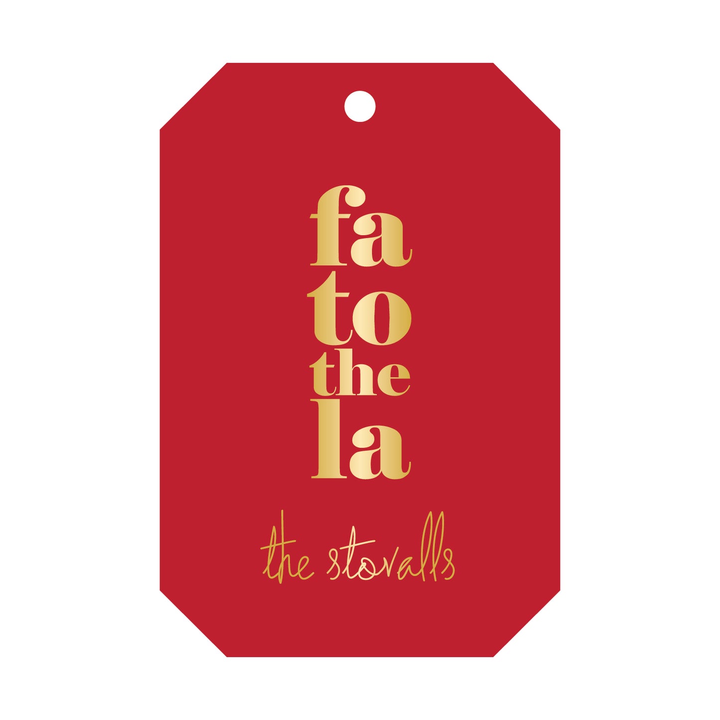 Personalized Gift Tag - T191