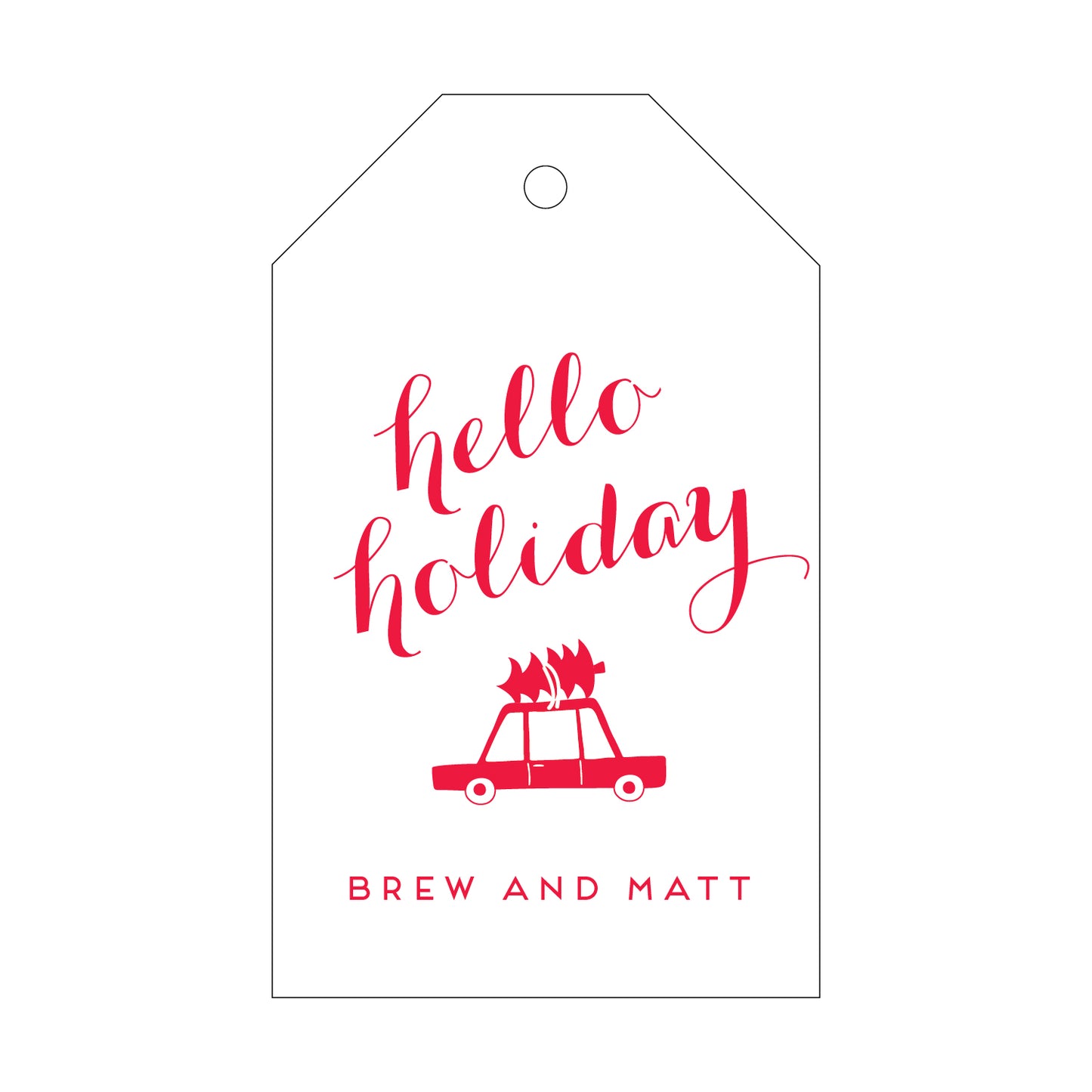 Personalized Gift Tag - T192