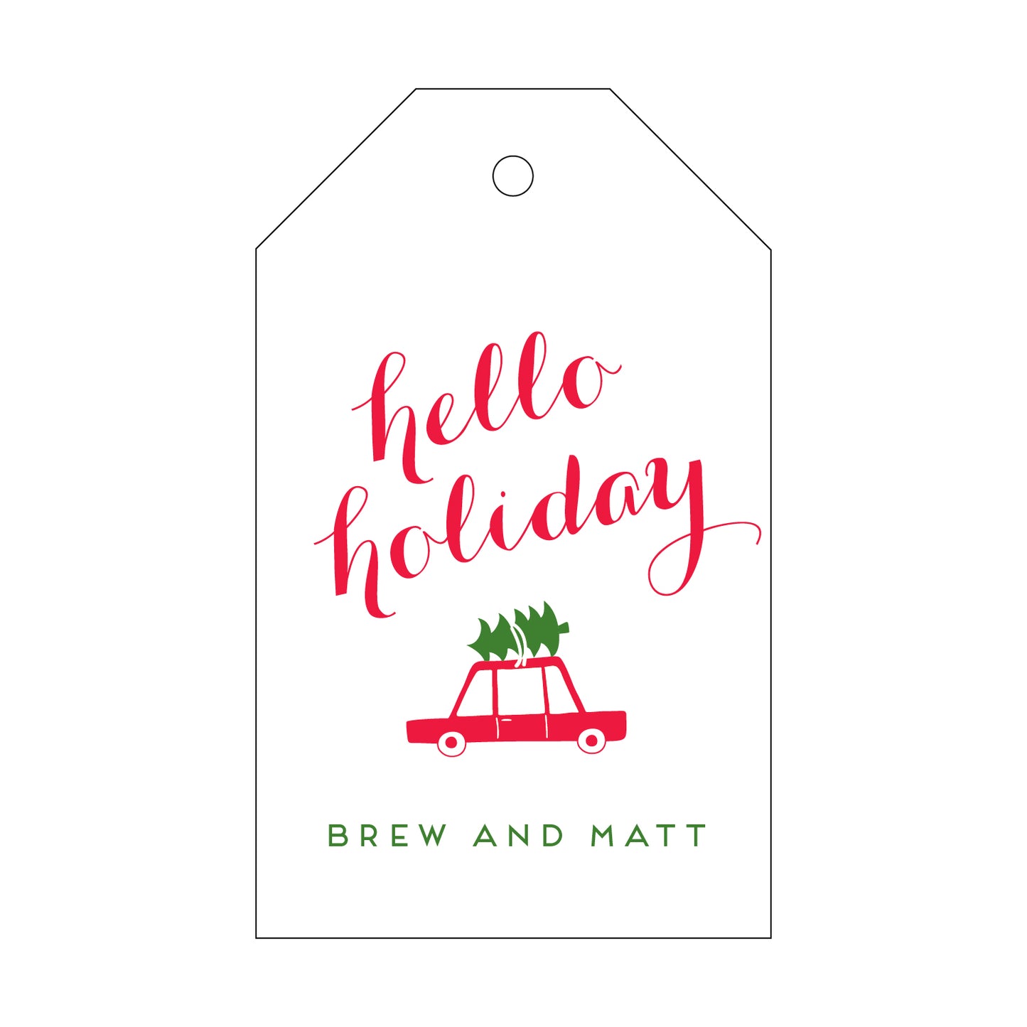 Personalized Gift Tag - T192