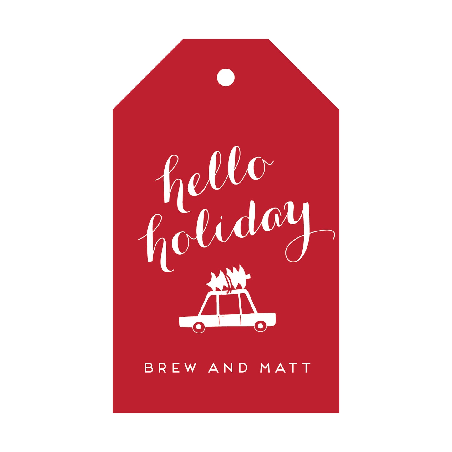 Personalized Gift Tag - T192