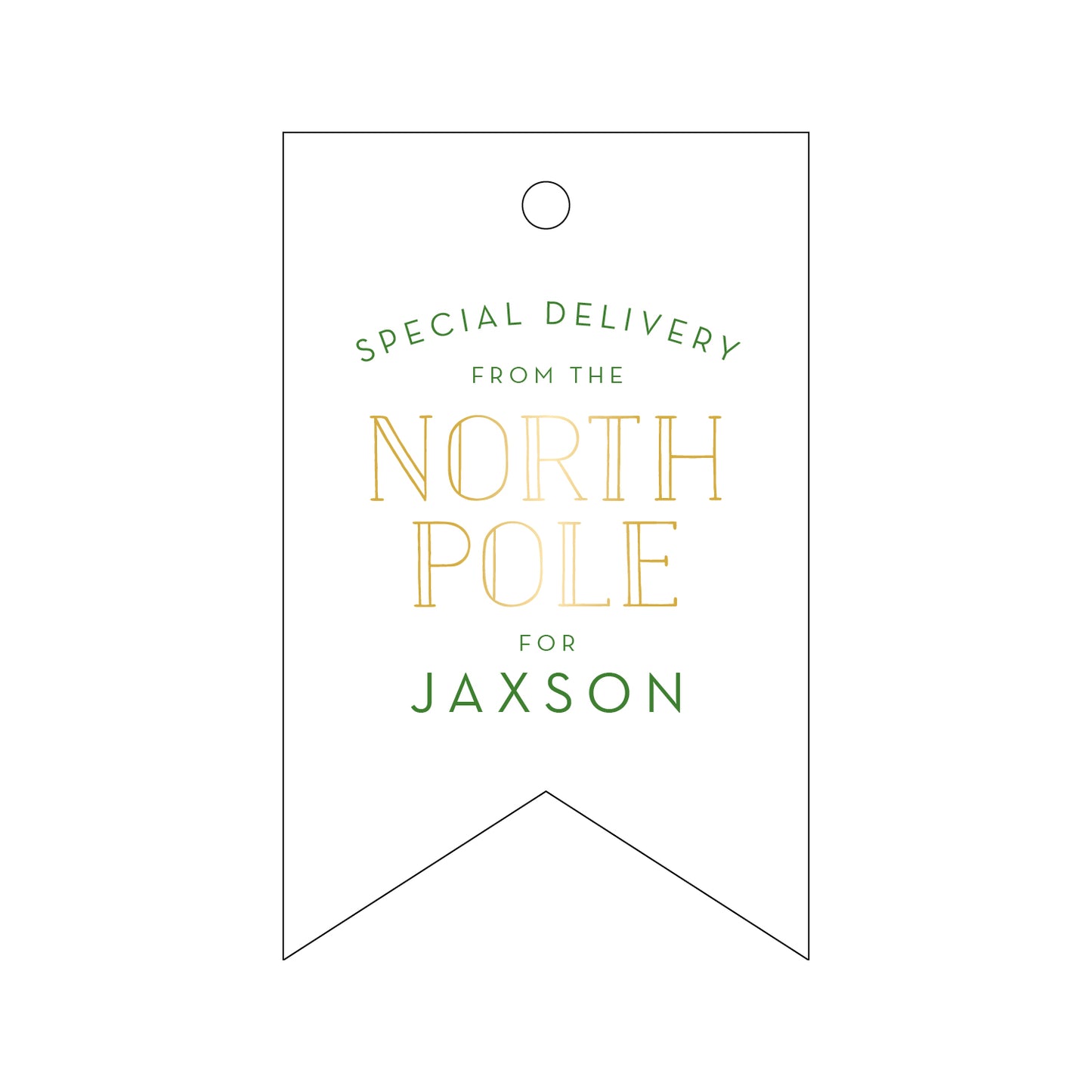 Personalized Gift Tag - T193