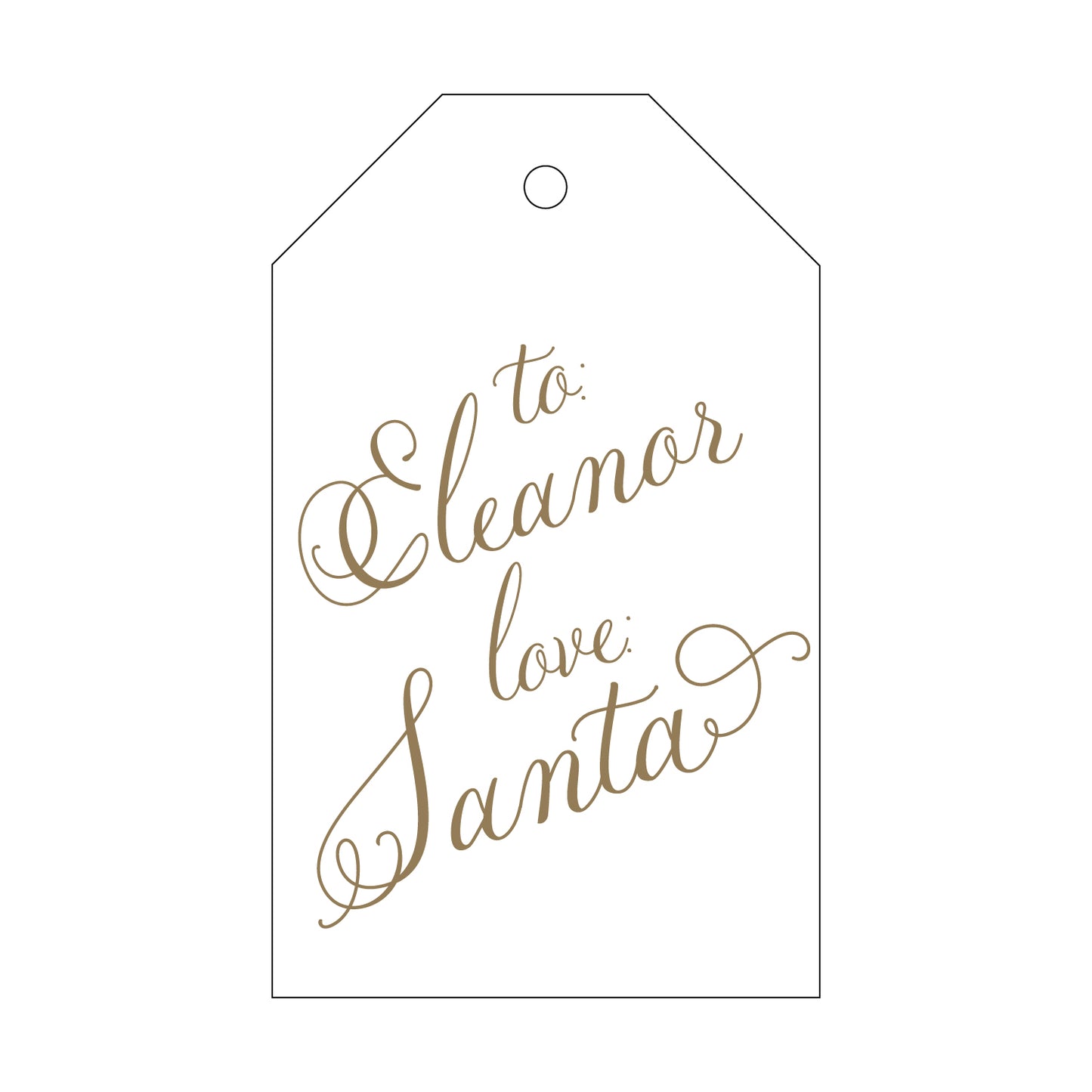 Personalized Gift Tag - T194