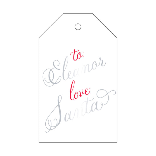 Personalized Gift Tag - T194