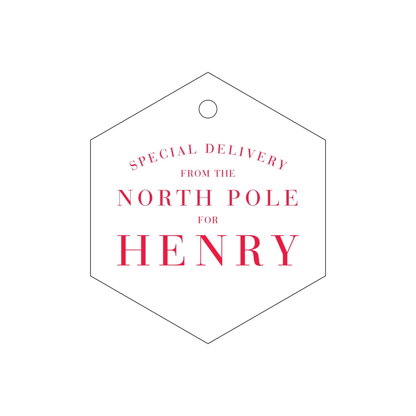 Personalized Gift Tag - T195