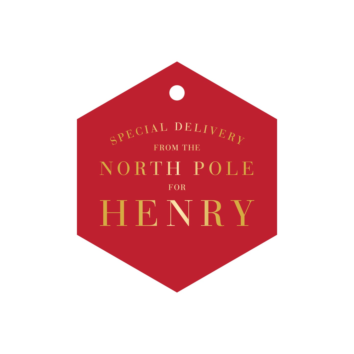 Personalized Gift Tag - T195