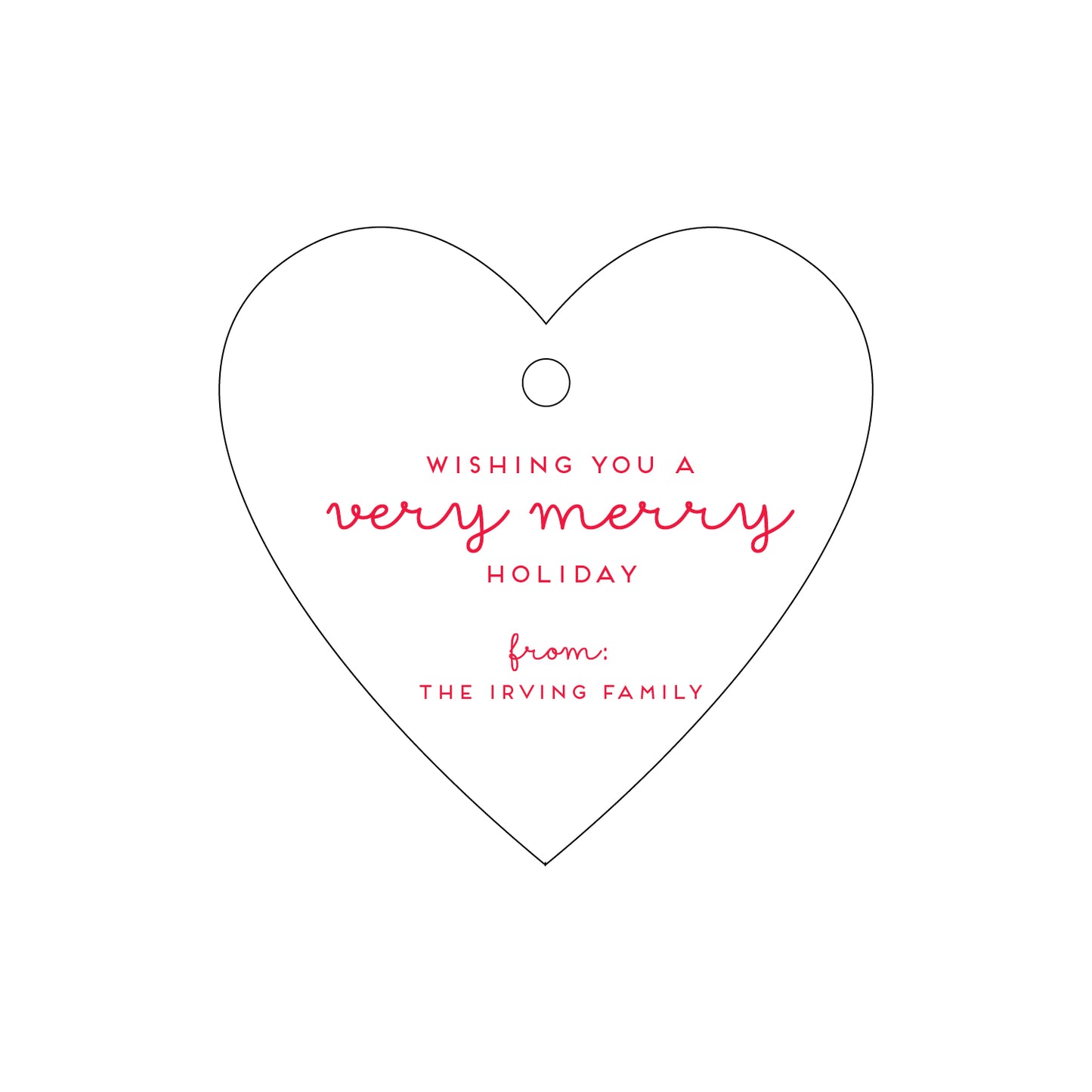 Personalized Gift Tag - T198