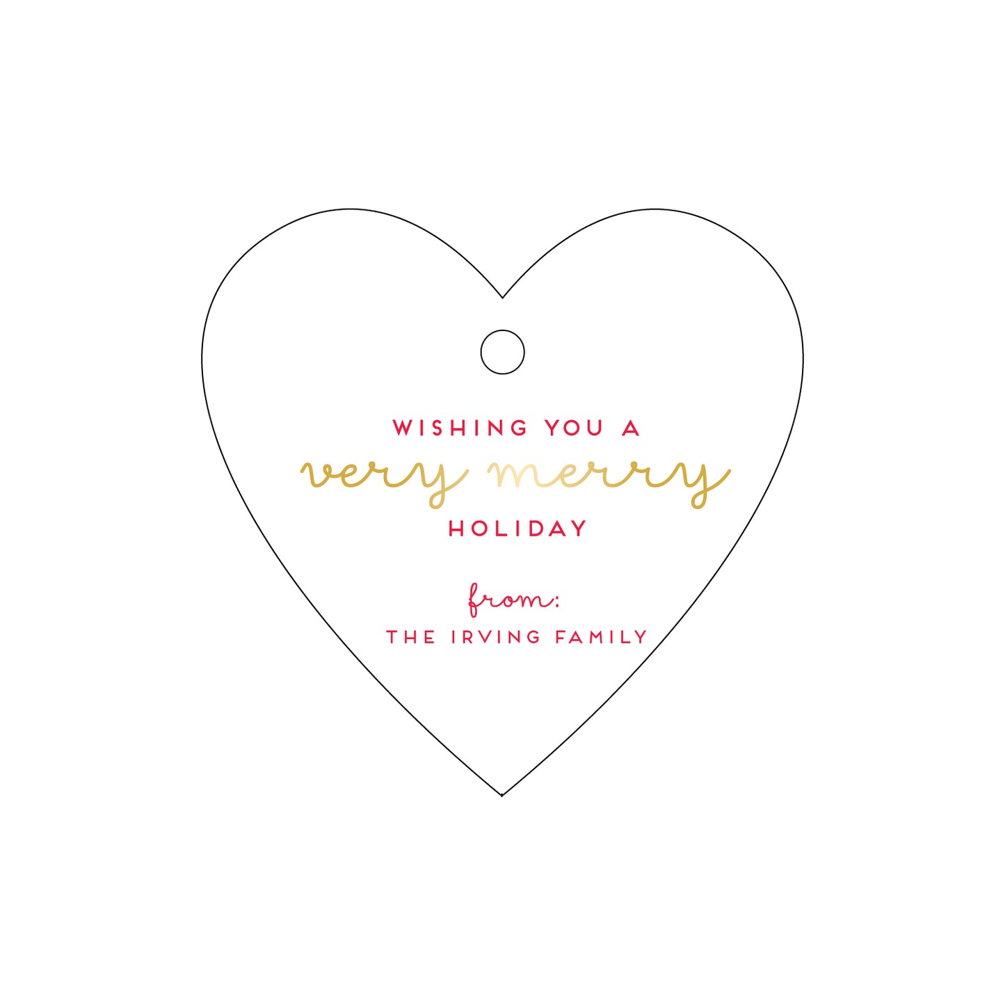 Personalized Gift Tag - T198