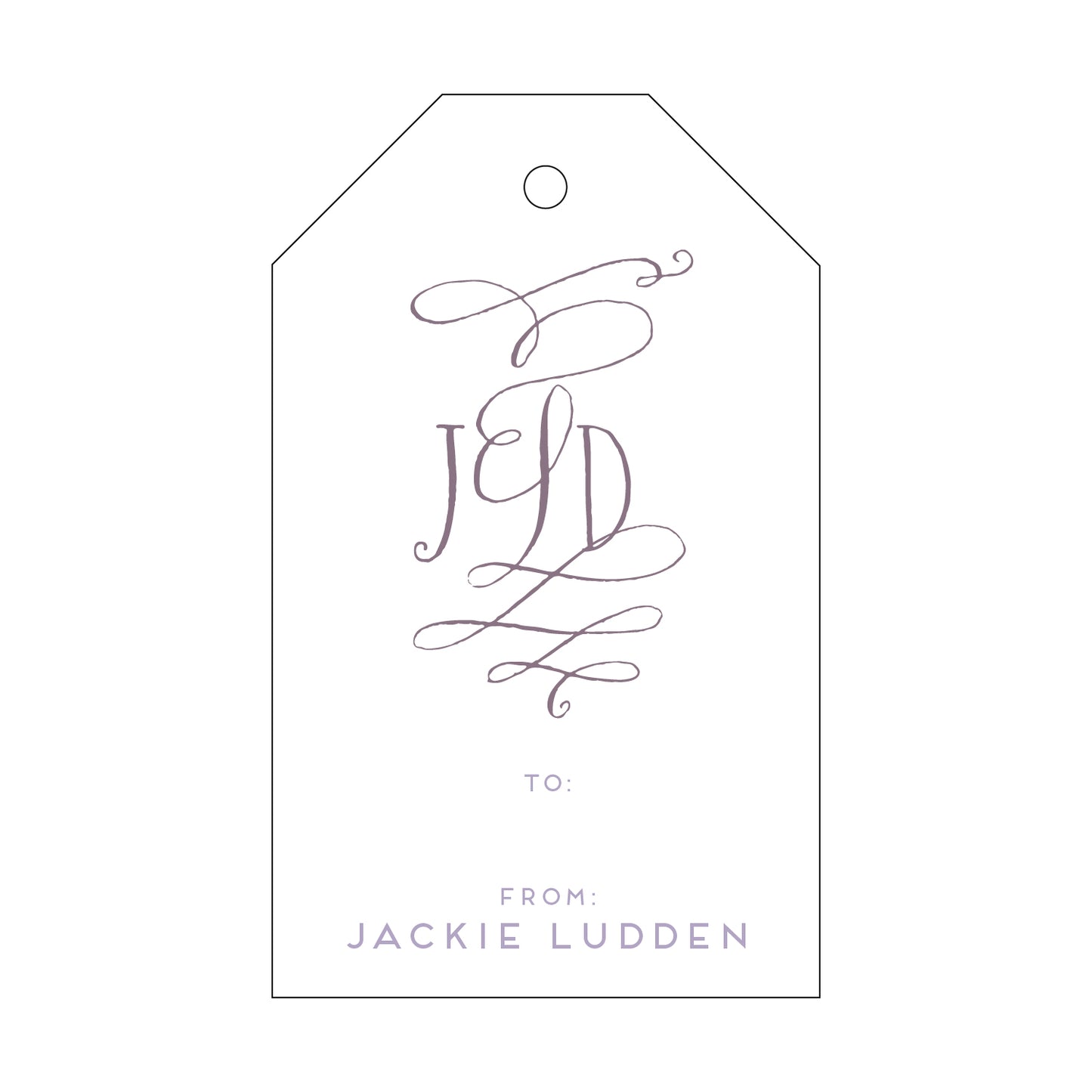 Personalized Gift Tag - T19
