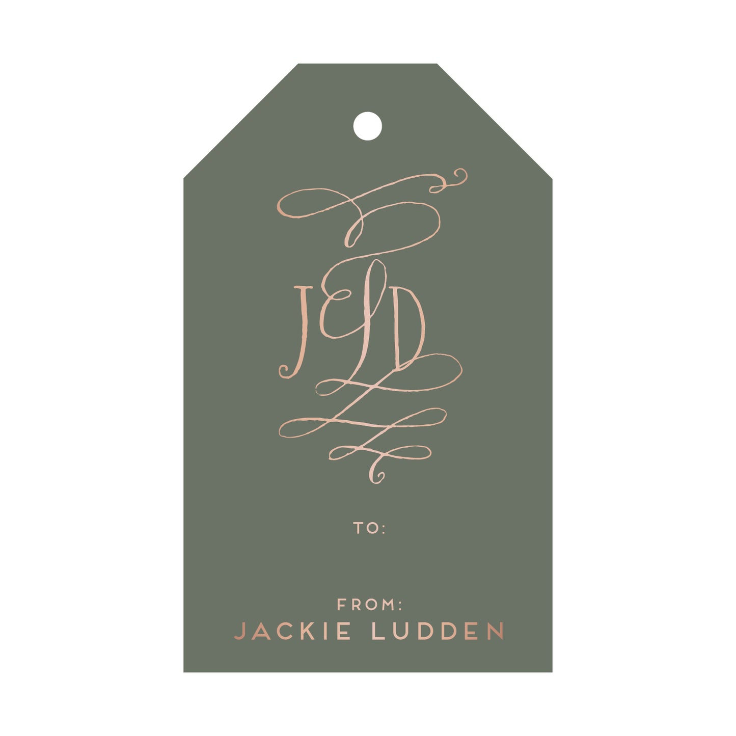 Personalized Gift Tag - T19
