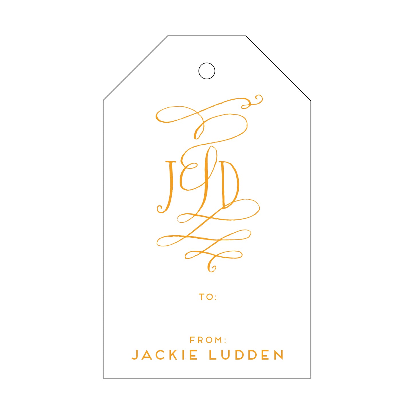 Personalized Gift Tag - T19
