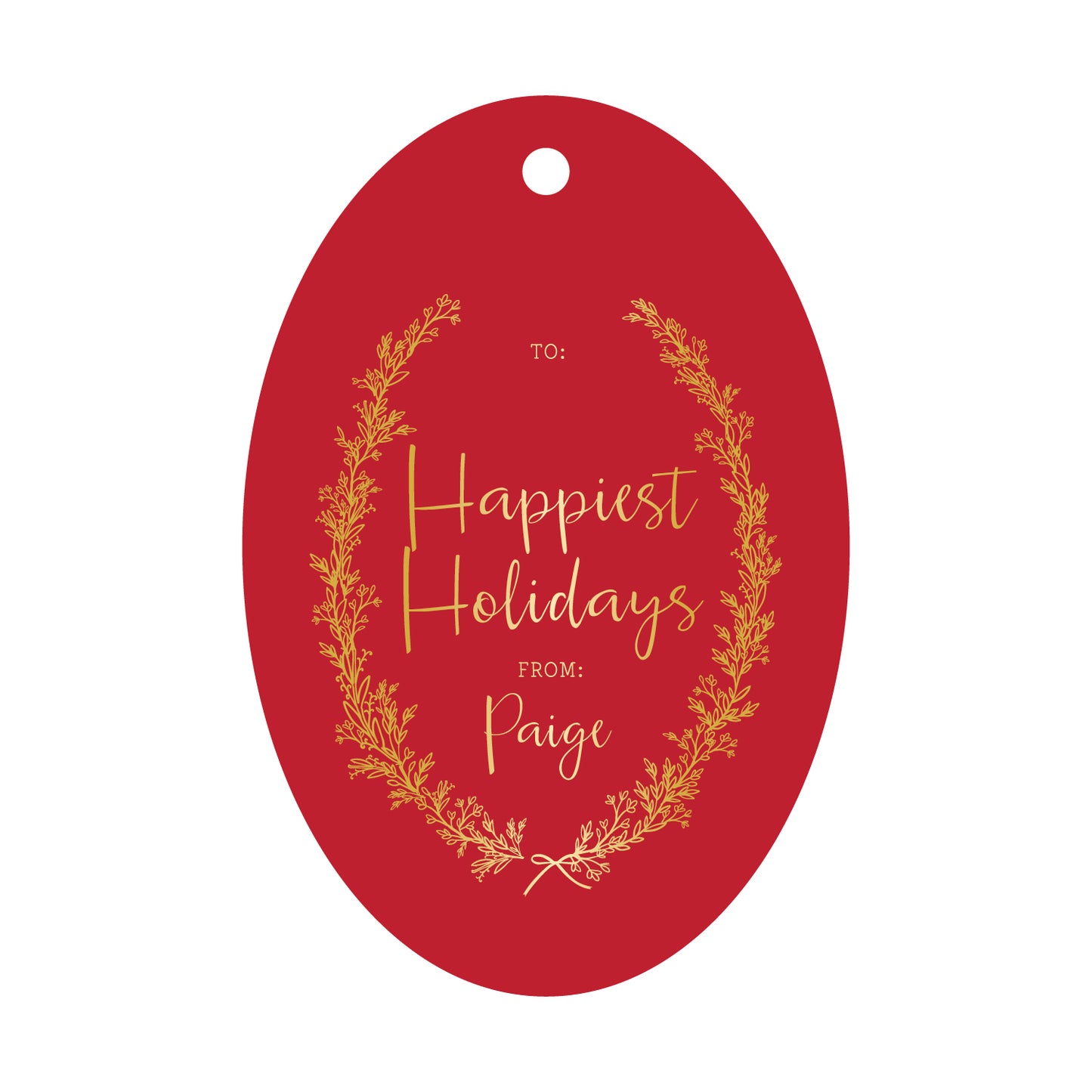 Personalized Gift Tag - T204