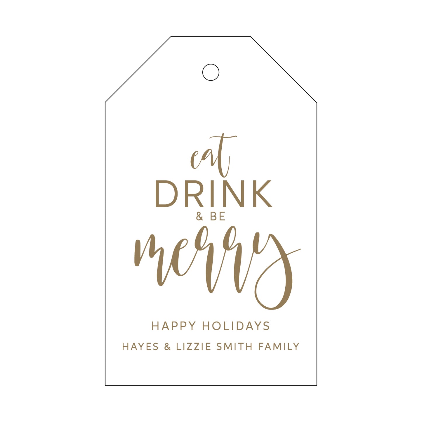 Personalized Gift Tag - T206