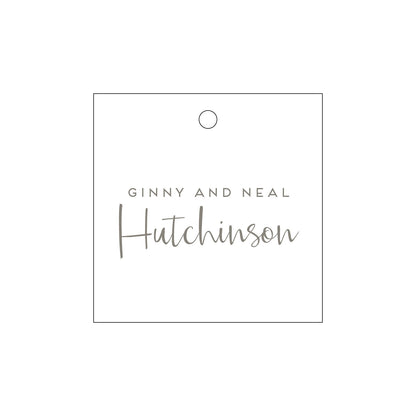 Personalized Gift Tag - T207