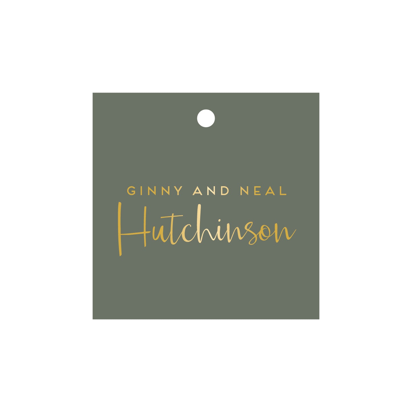 Personalized Gift Tag - T207