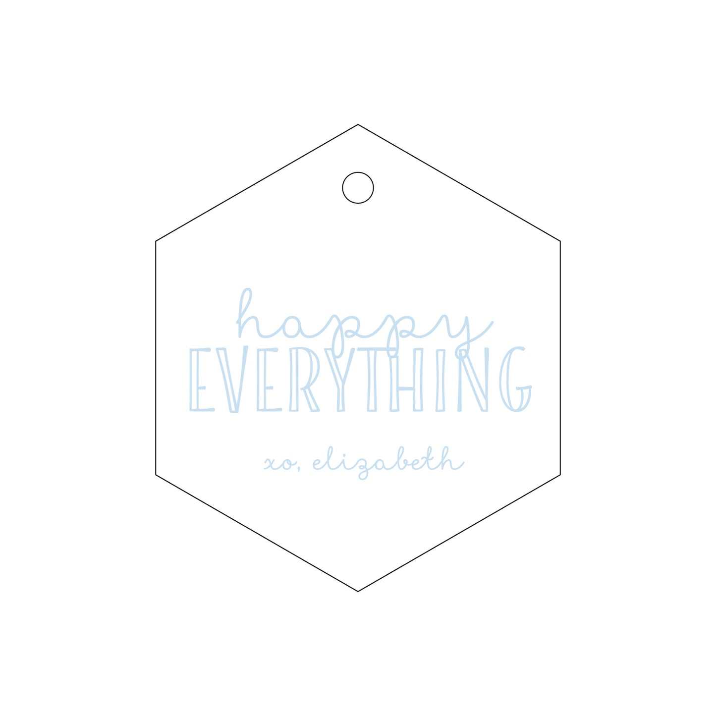 Personalized Gift Tag - T208