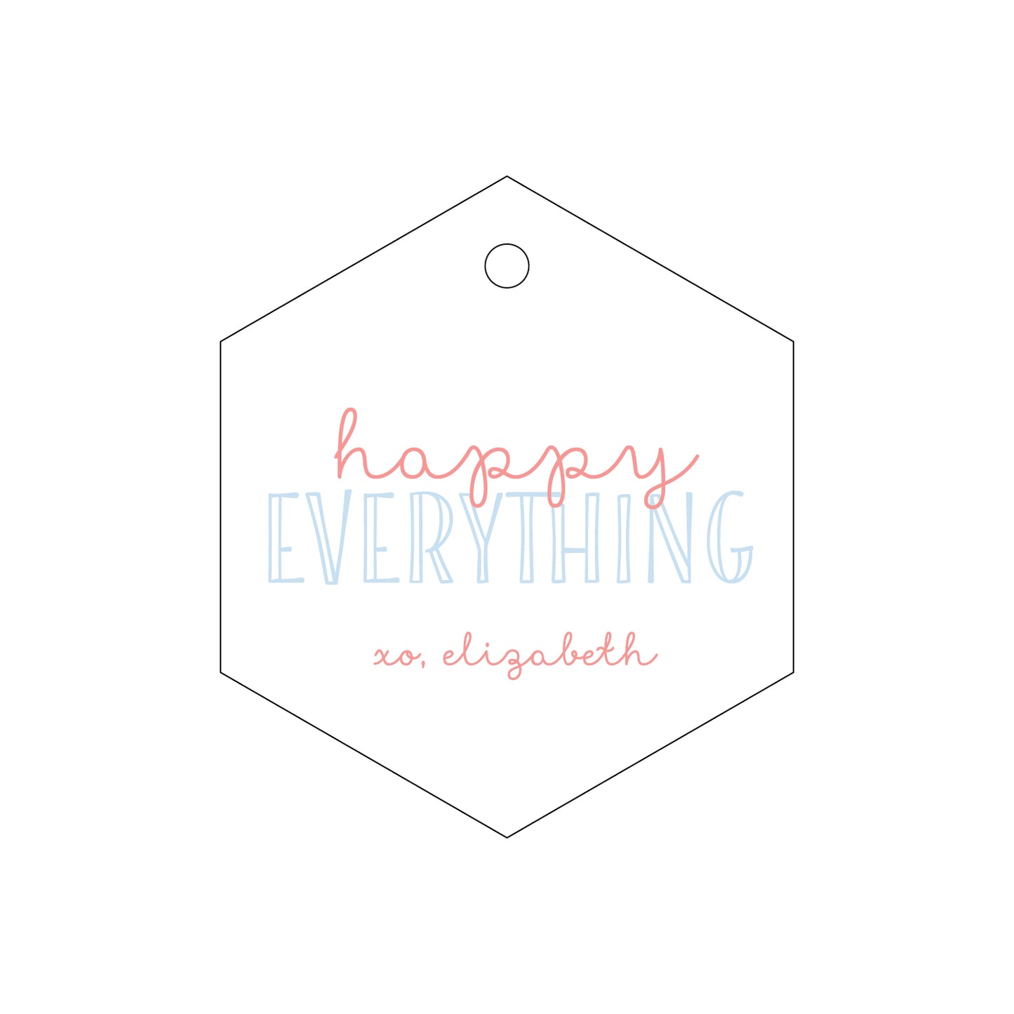 Personalized Gift Tag - T208