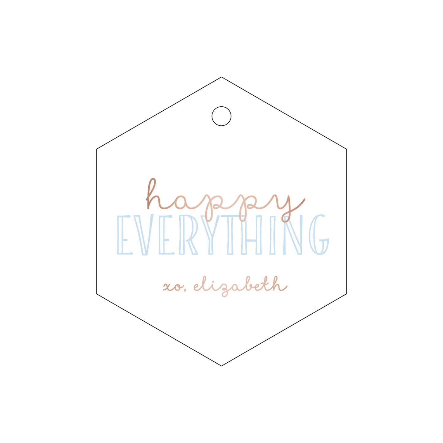 Personalized Gift Tag - T208