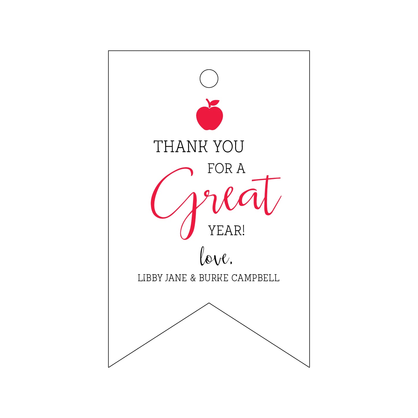 Personalized Gift Tag - T209