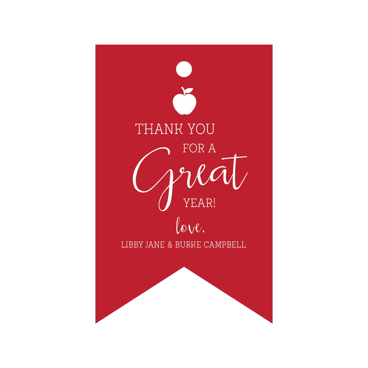 Personalized Gift Tag - T209