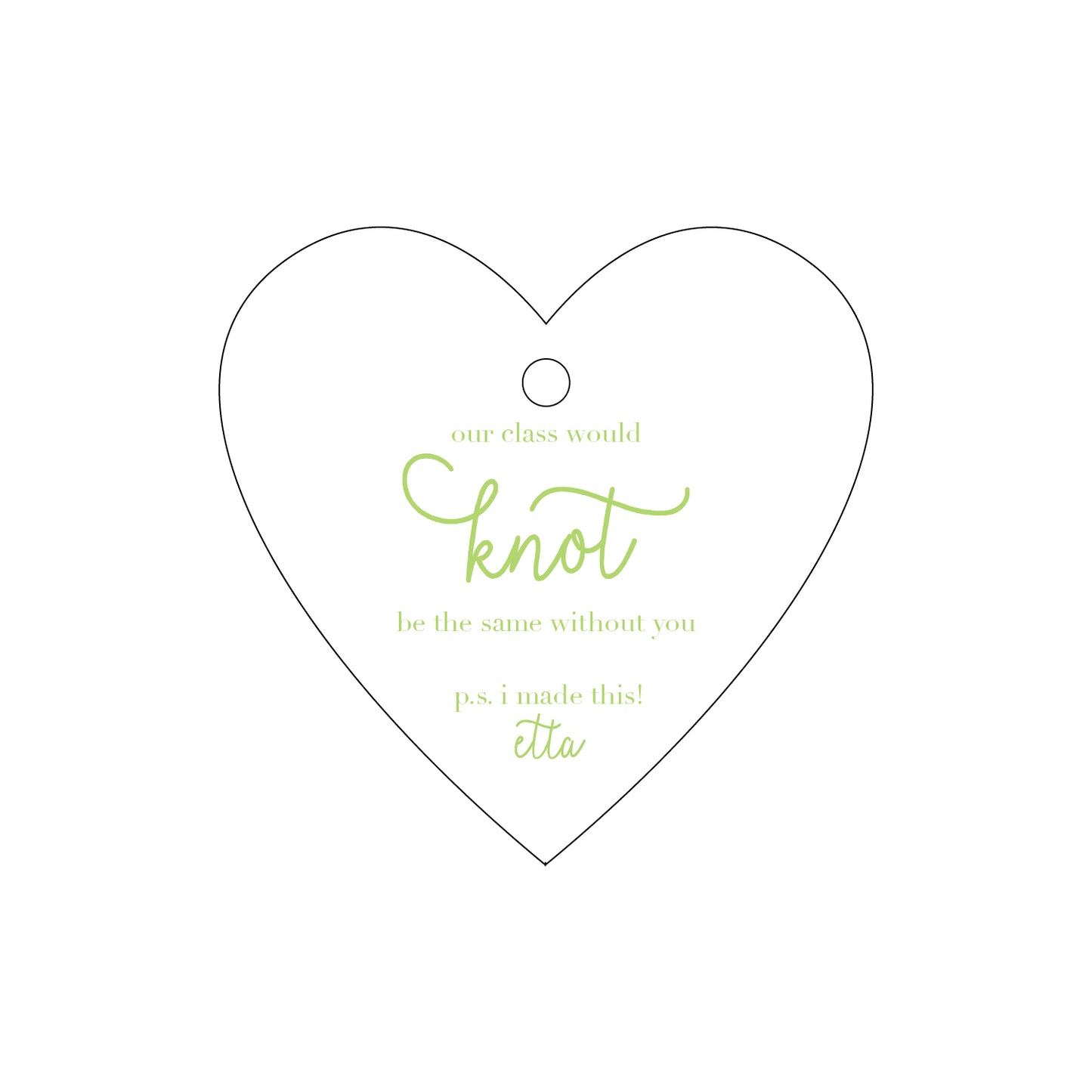 Personalized Gift Tag - T213