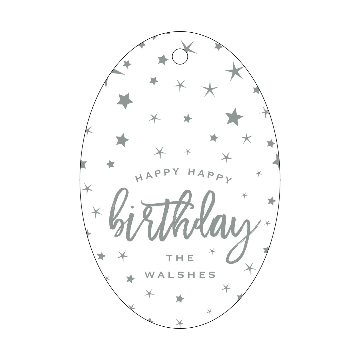 Personalized Gift Tag - T216